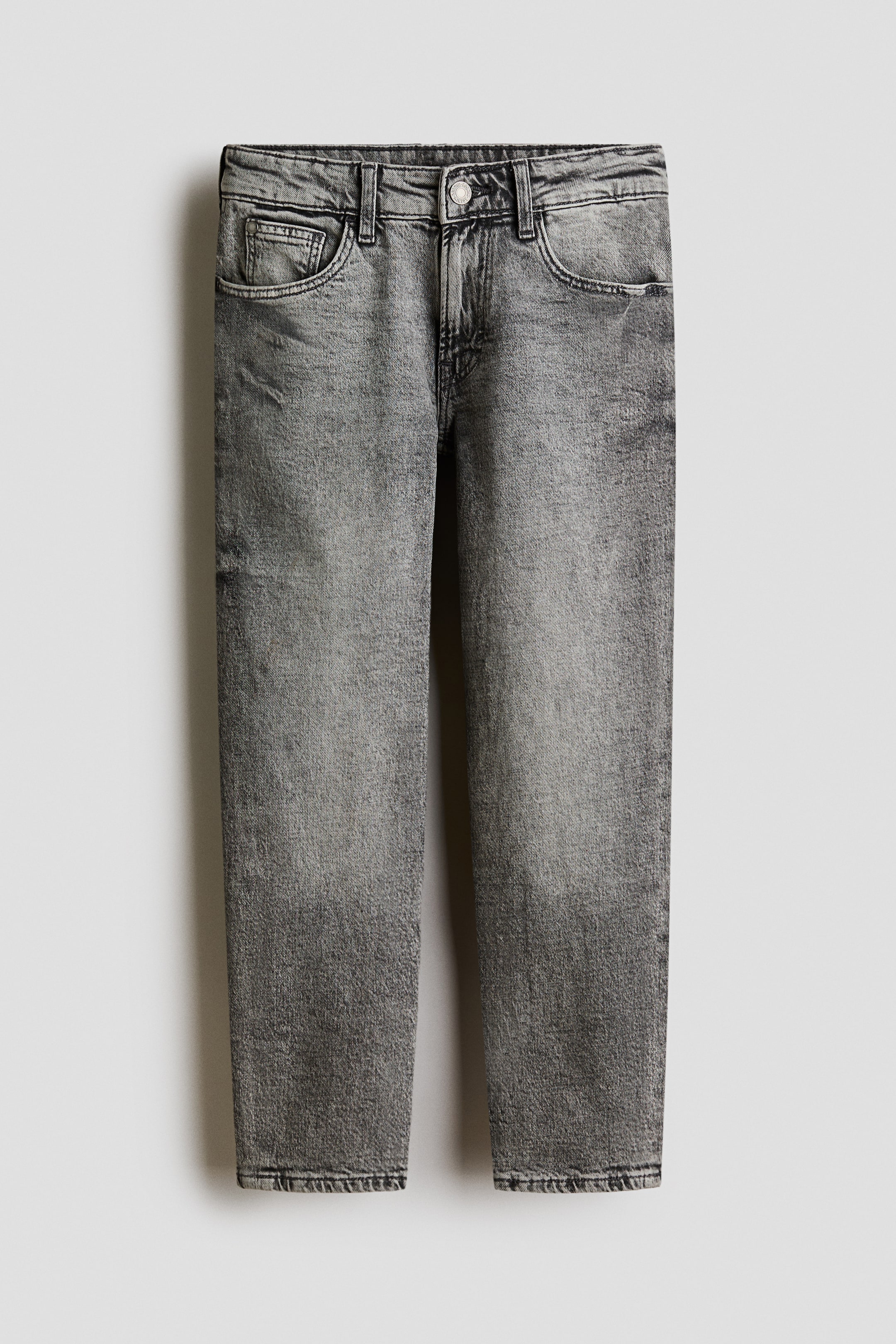 View larger image: Relaxed Tapered Fit Jeans - Denim grey - Kids | H&M MY 1