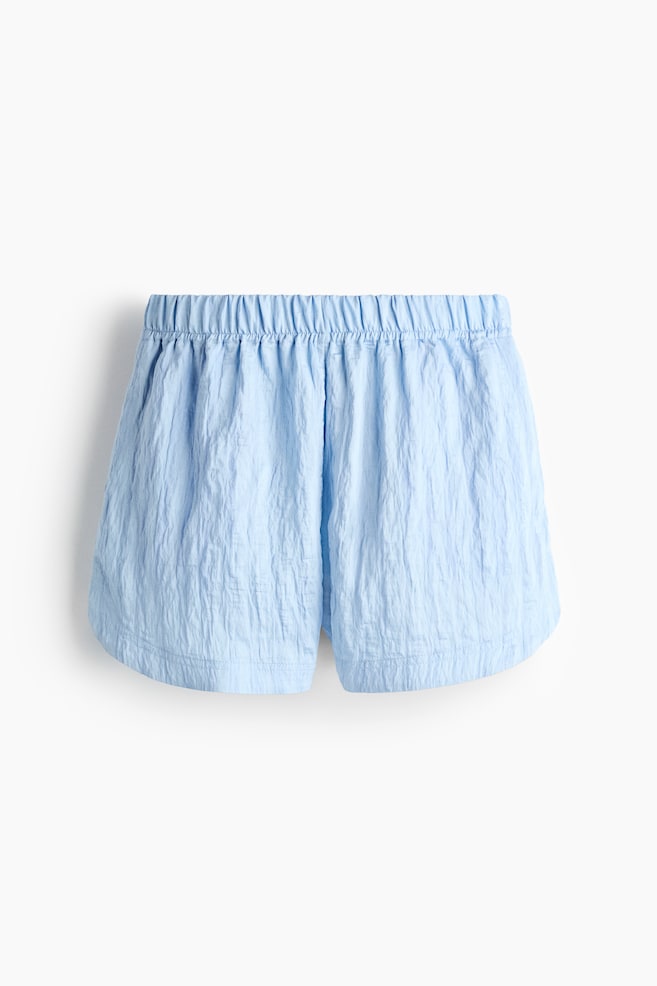 Lyocell-Blend Pull-On Shorts - Light blue/Dusty pink/striped/Cream/striped - 1