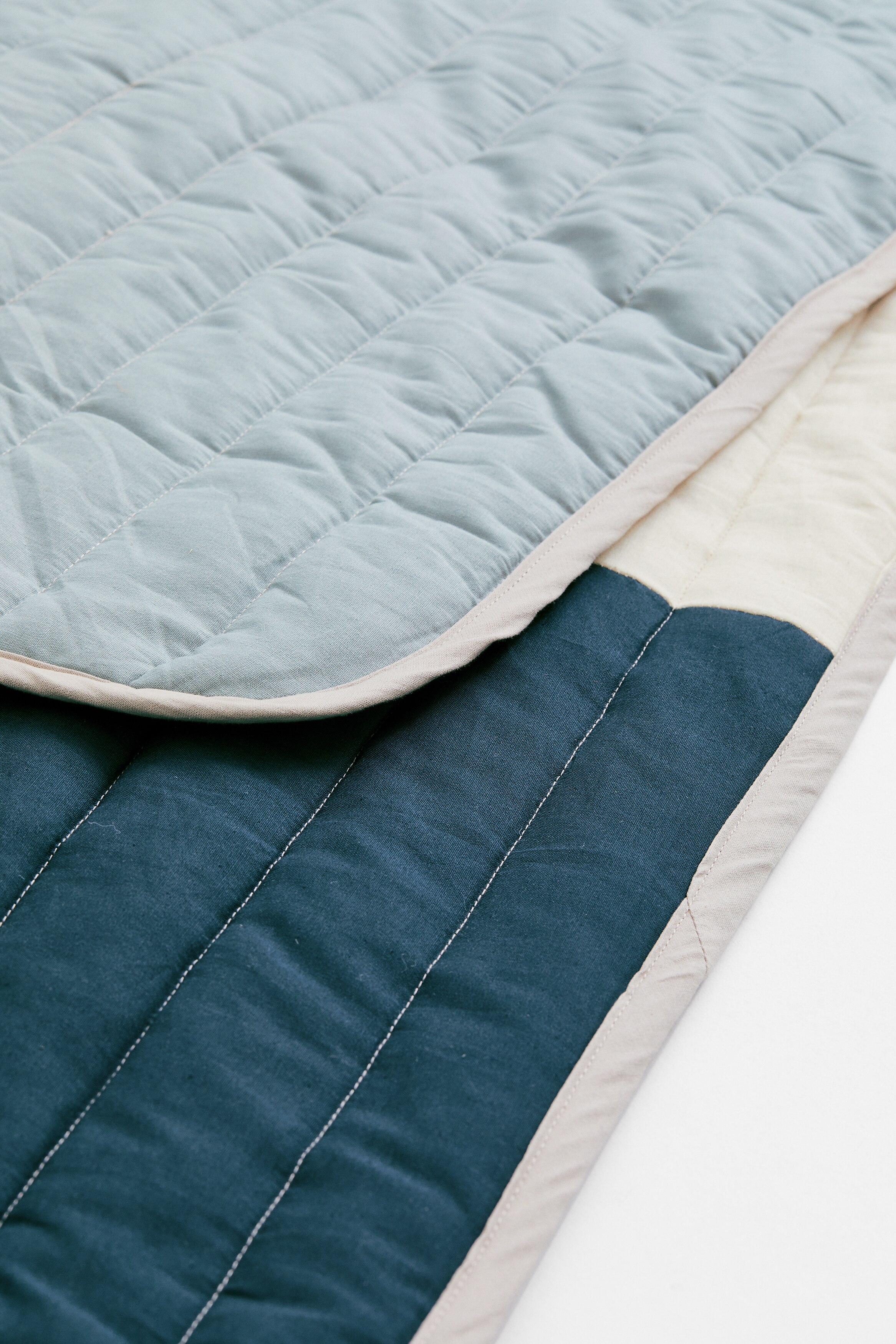 TRUDI HOME Gesteppte Tagesdecke Für Einzelbett – 170 X 265 Cm, 100% Baumwolle, Hergestellt In Italien