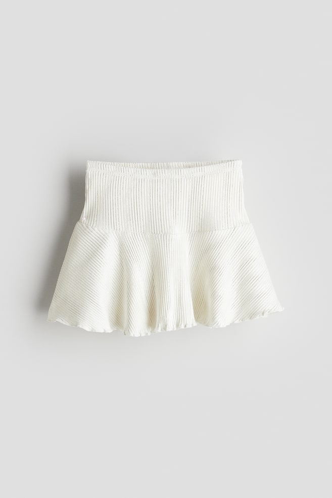 Shimmery Jersey Skirt - White/silver-colored/Light pink/Black - 1