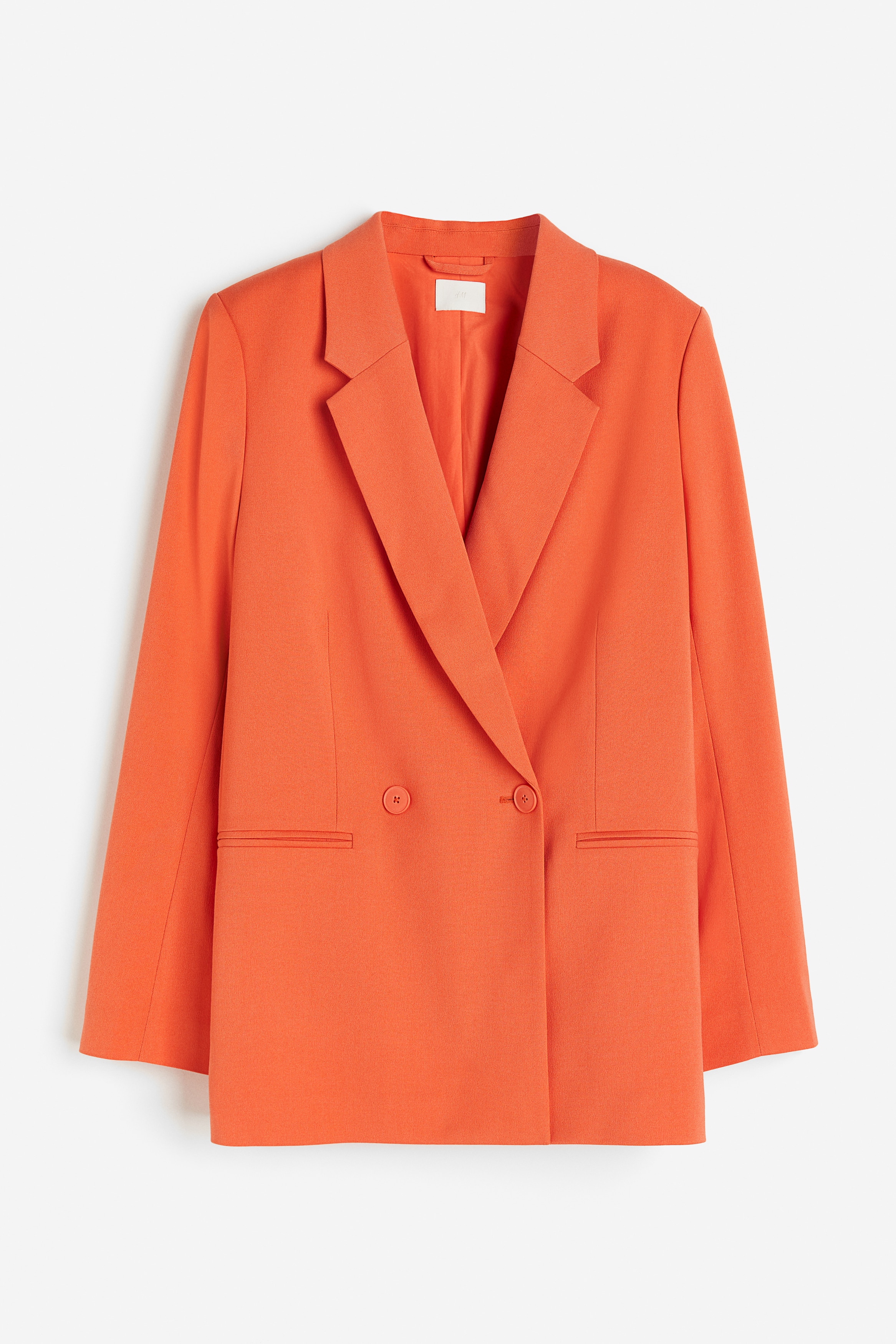 Double-breasted blazer - Orange - Ladies | H&M