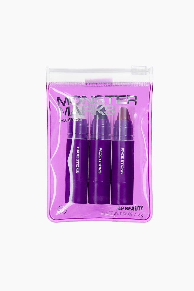 Face Paint Crayons - White/red/black - 1