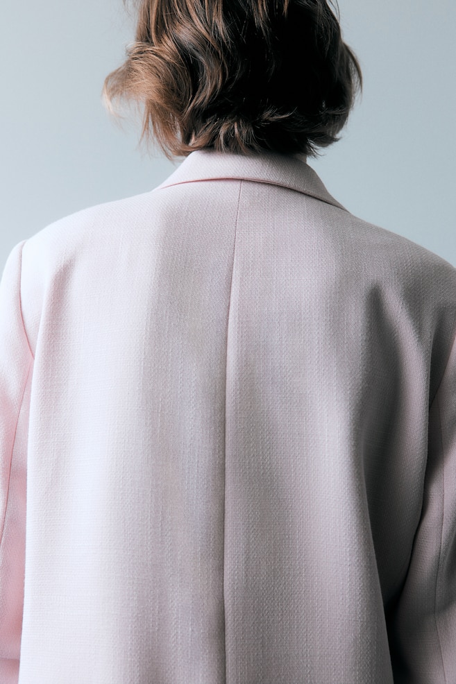Gathered-sleeve jacket - Light pink/Black/Beige/Navy blue - 5