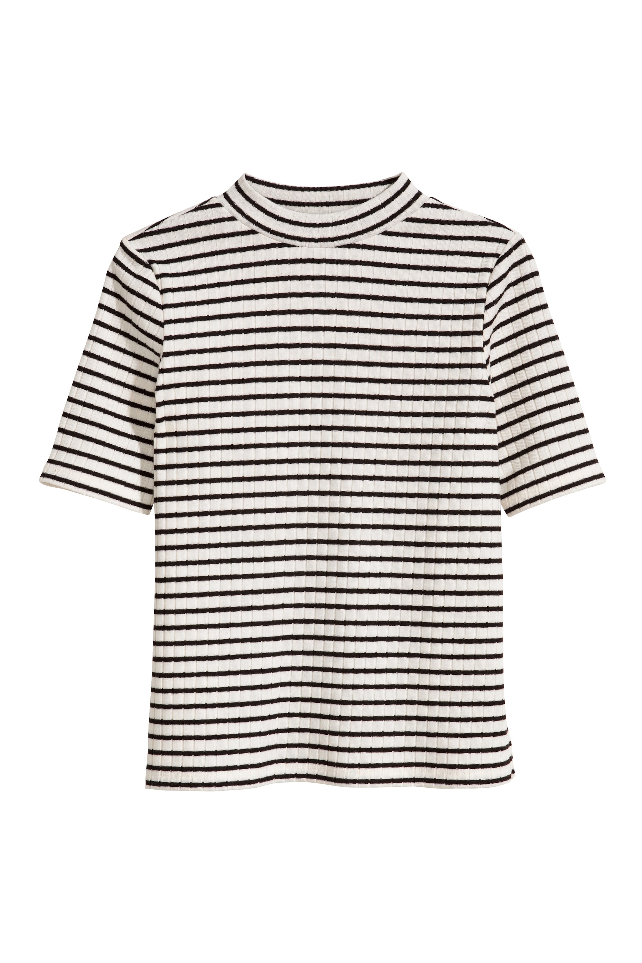 View larger image: Ribbed top - White/Black striped - Kids | H&M GB 1