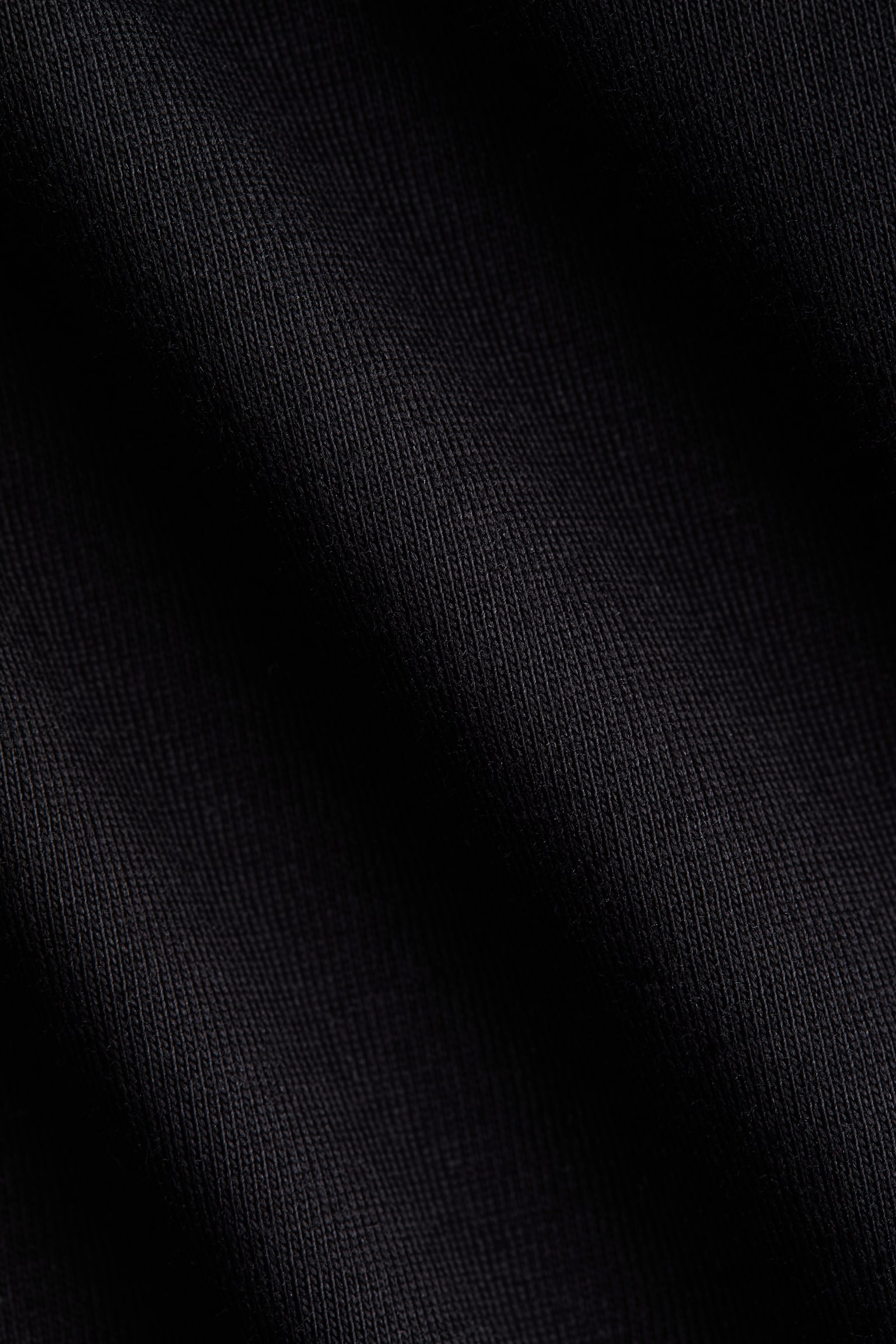 Женская футболка H&M Cotton, цвет: Чёрный — фото 2