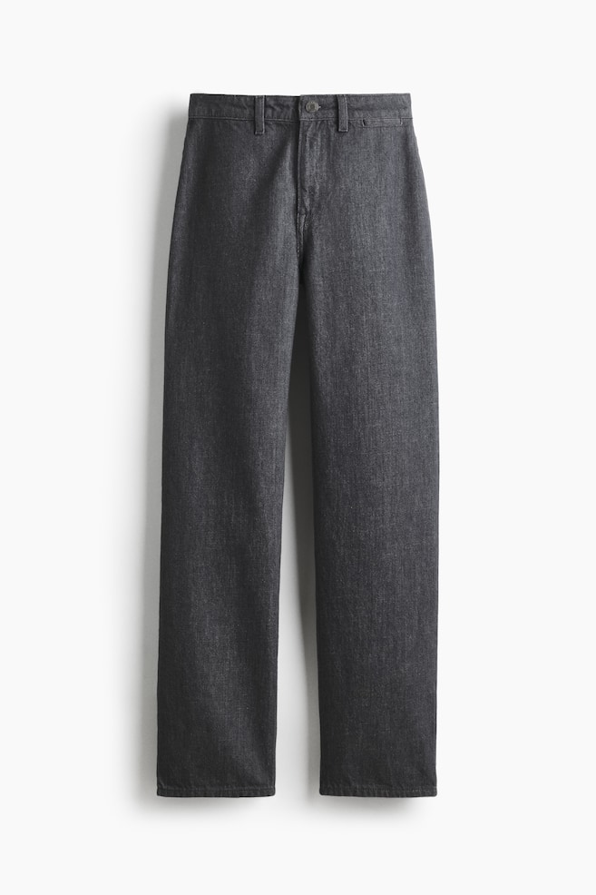 Straight High Jeans - Denim gray/White/Dark denim blue/Denim blue/Denim blue - 1