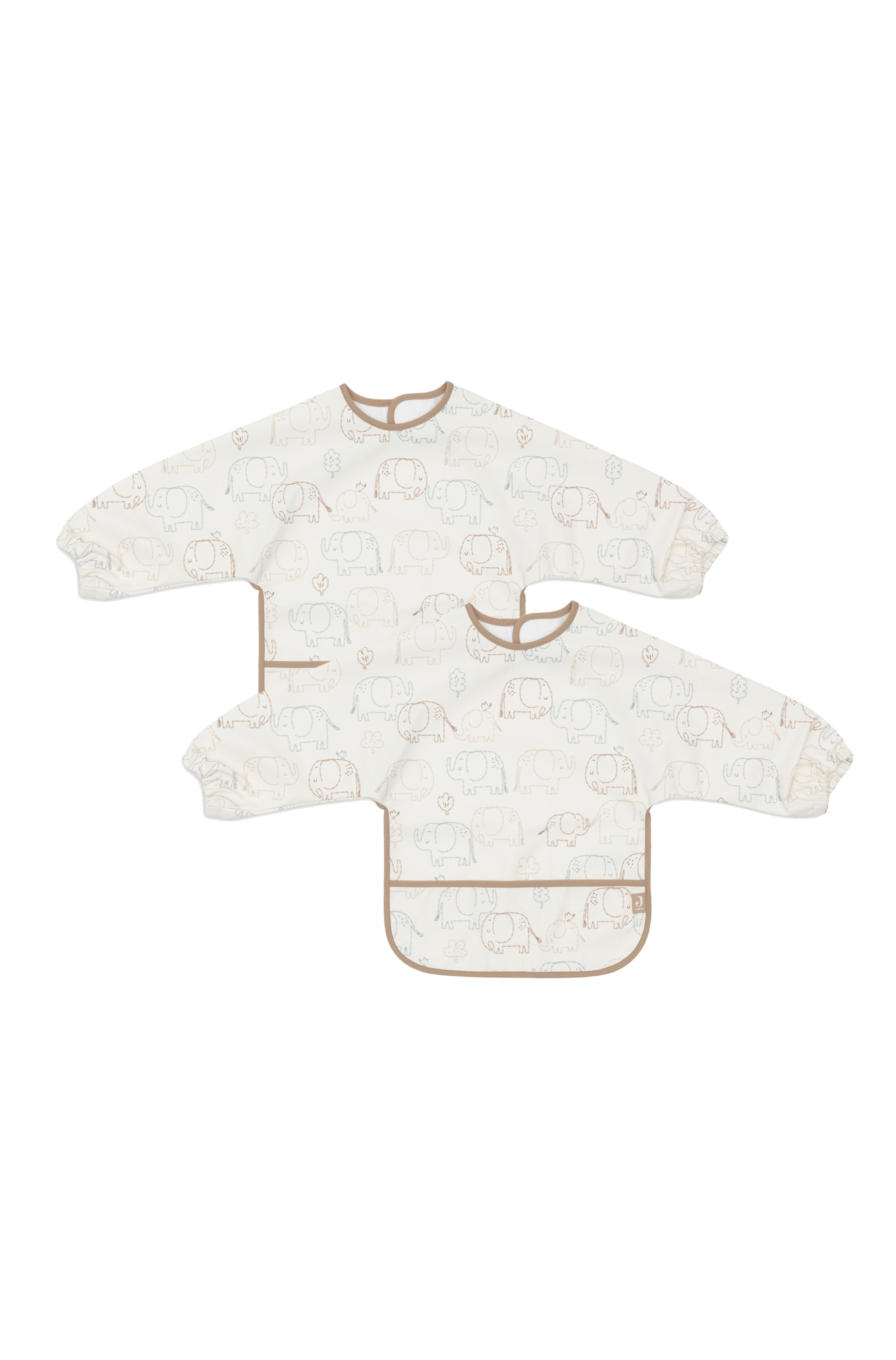 Agrandir l'image: Bavette Étanche Avec Manche - 2 Pack - Elephant Tales - Jollein - HOME | H&M BE 2