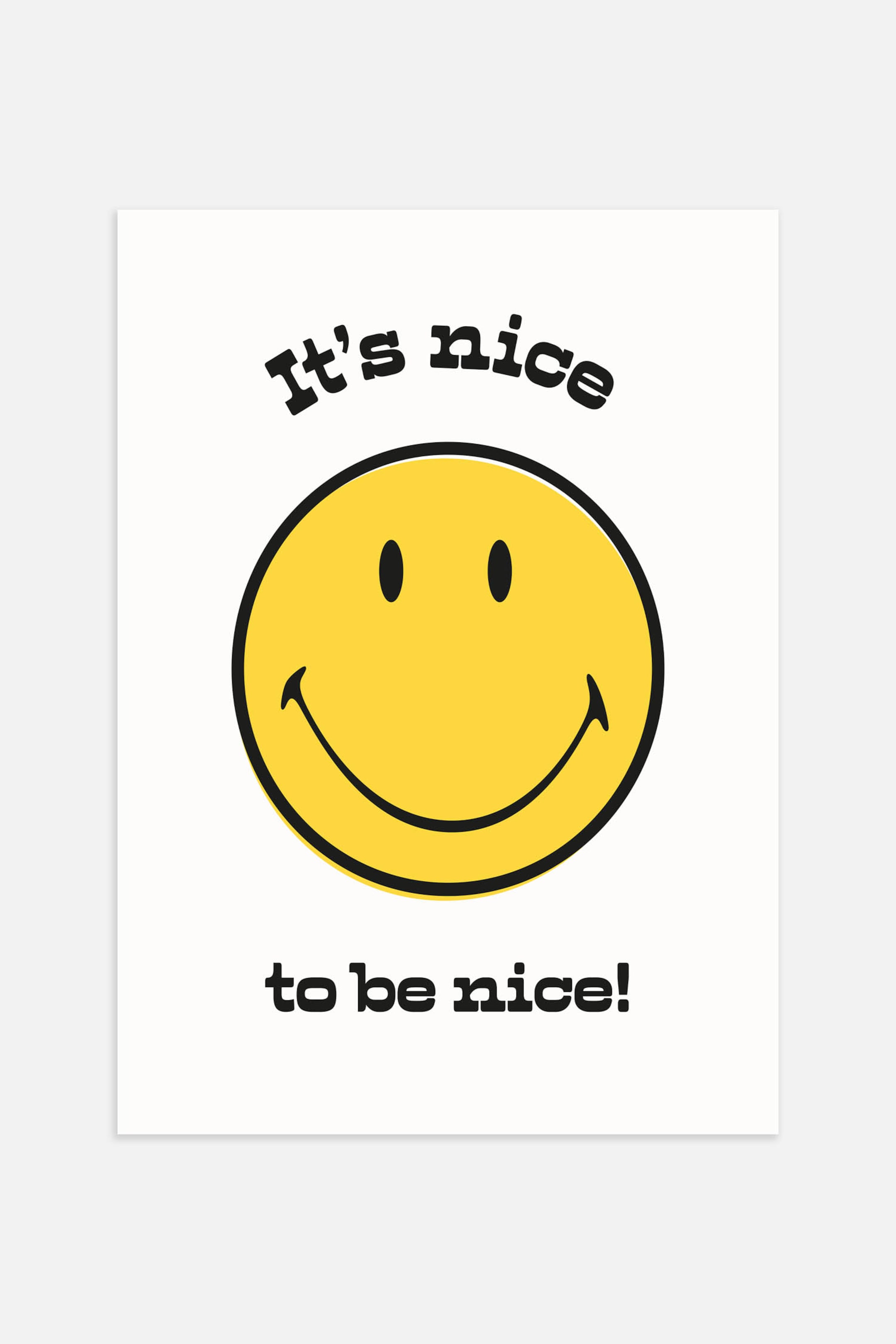 be-nice-smiley-poster-yellow-postery-home-all-h-m-gb