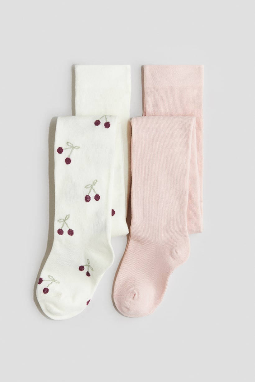 Bambina Crema Parigine Calze Bambina Collant, Parigine E