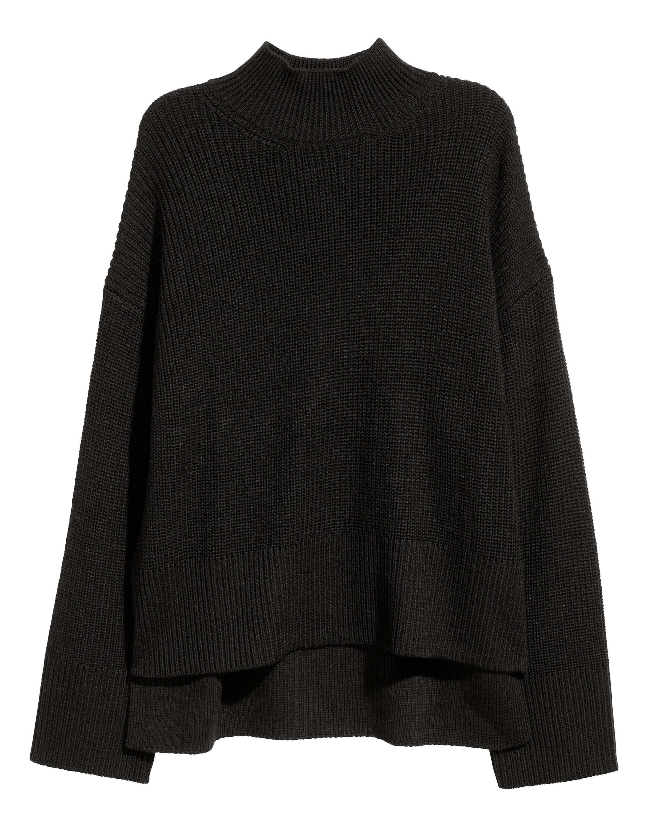 View larger image: Knit Wool-blend Sweater - Black - Ladies | H&M CA 1