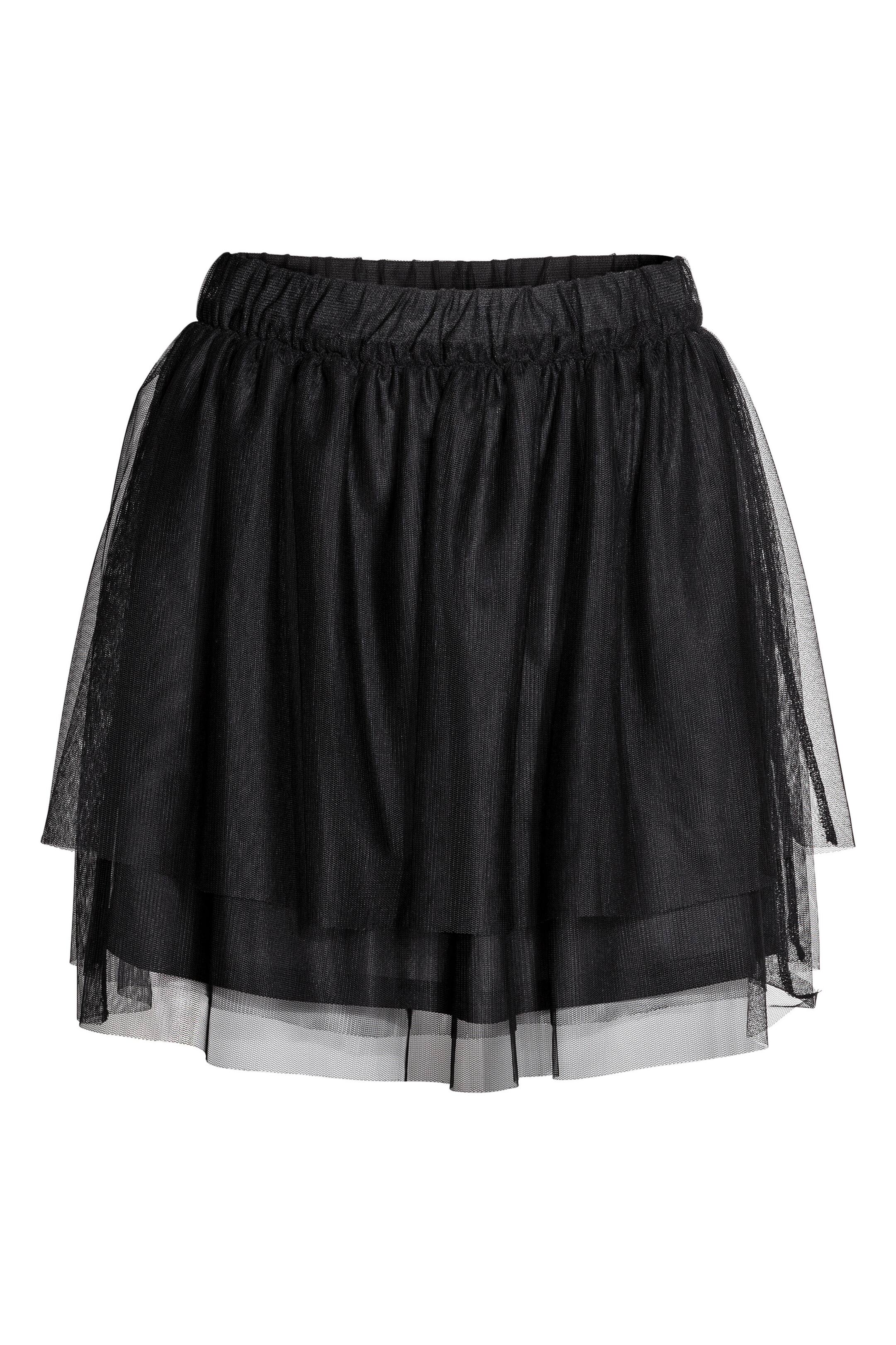 Grotere afbeelding bekijken: Tulen rok - Zwart - DAMES | H&M NL 1