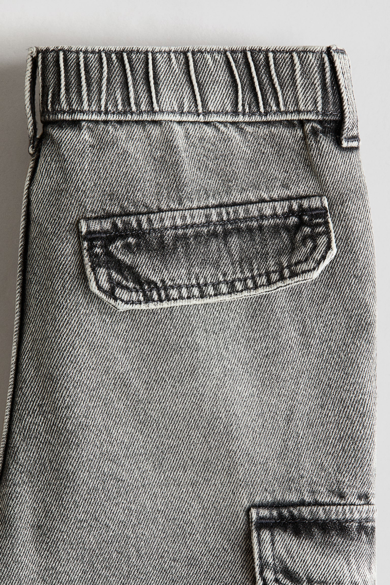 Relaxed Tapered Fit Jeans - Açık kot grisi/Kot mavisi/Koyu kot mavisi - 4