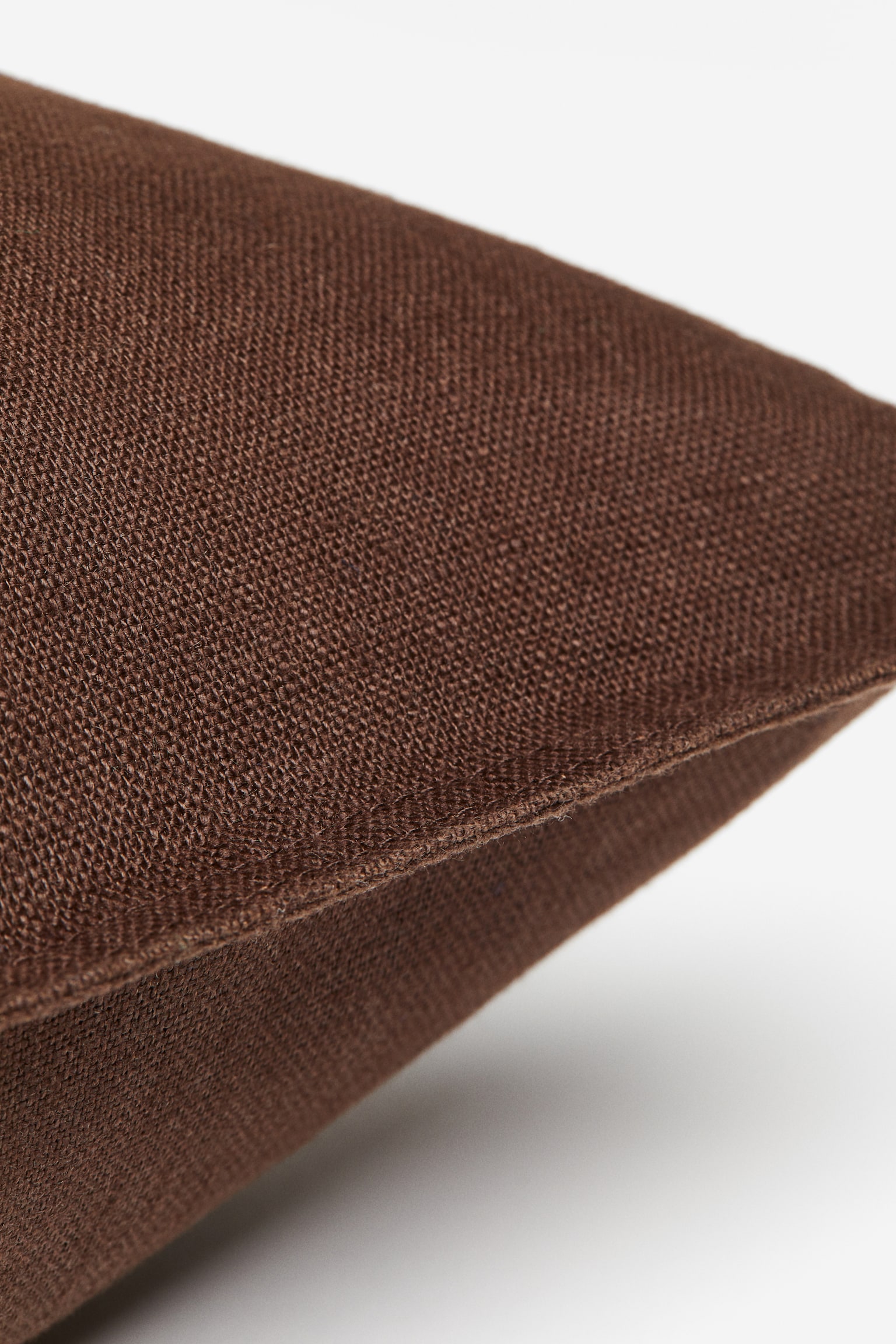 Washed linen cushion cover - Dark chocolate brown/Dark khaki green/Beige/Linen beige/Light blue/Greige/Dark red/Light brown/Greige/Apricot/Light purple/Yellow/Green/Royal blue - 2