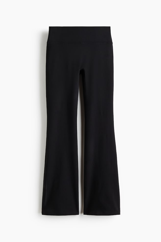 Legging de yoga évasé SoftMove™ - Noir/Rose clair - 1