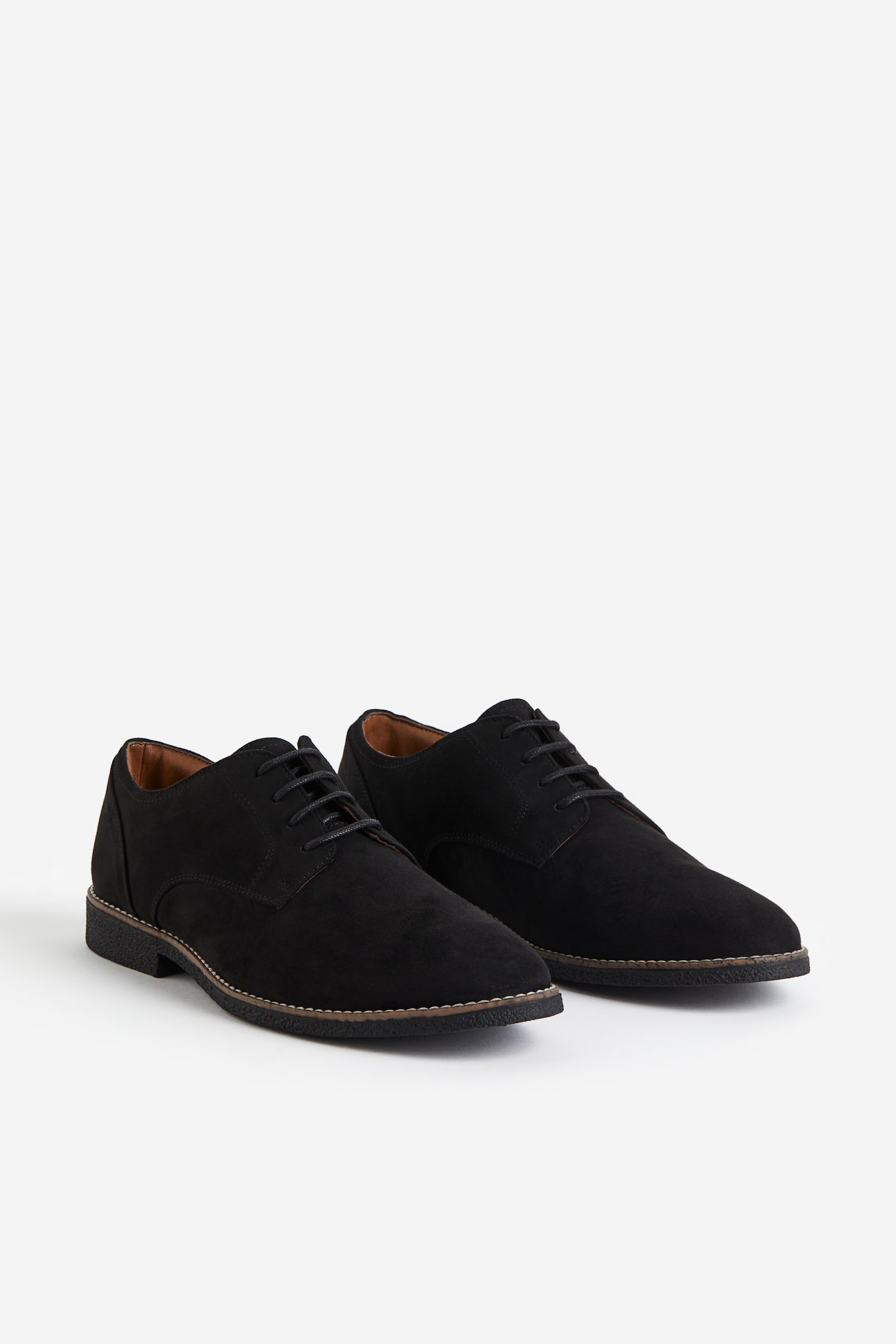 Derby Shoes - Black - 2