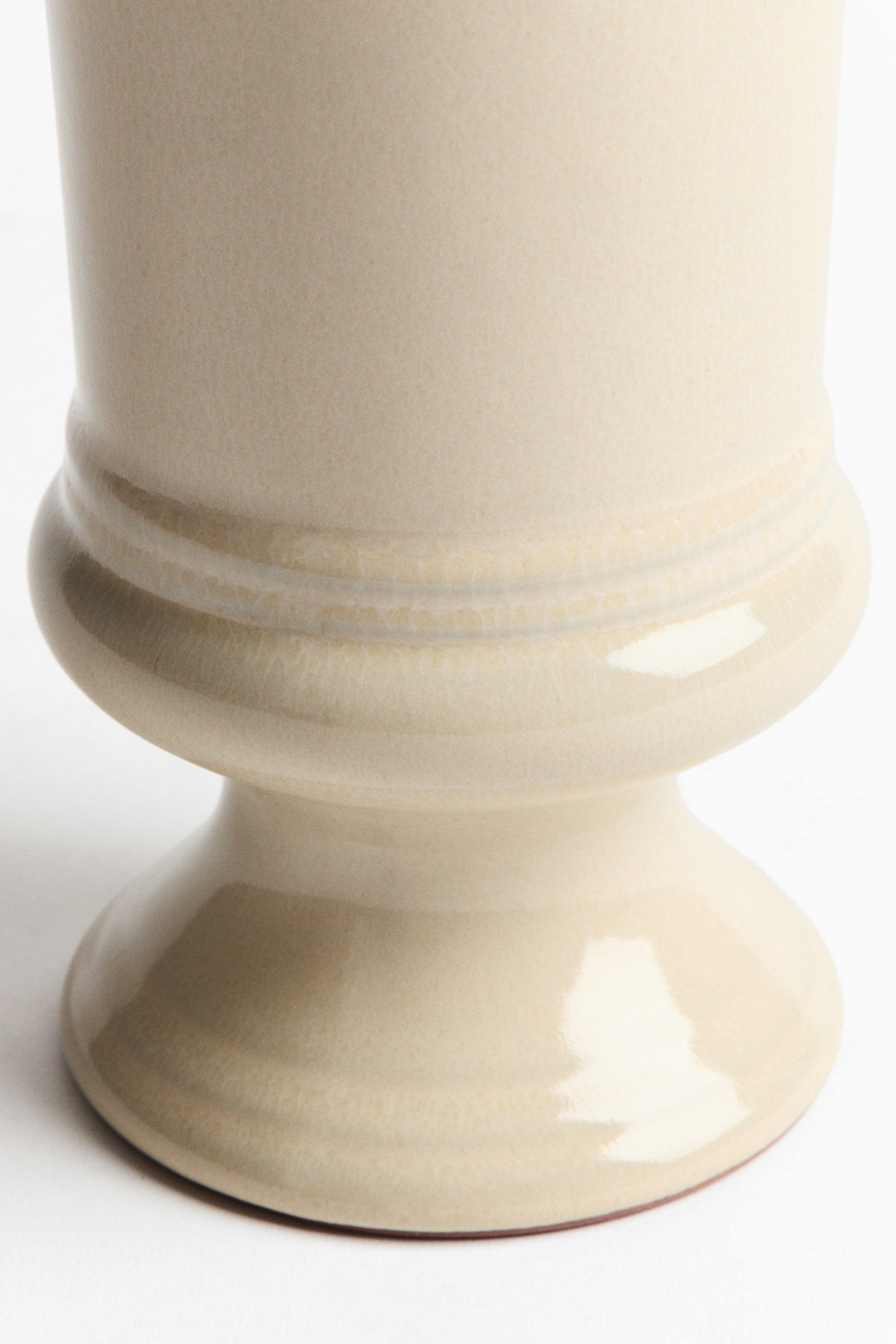 Grand vase en terre cuite avec glaçure réactive