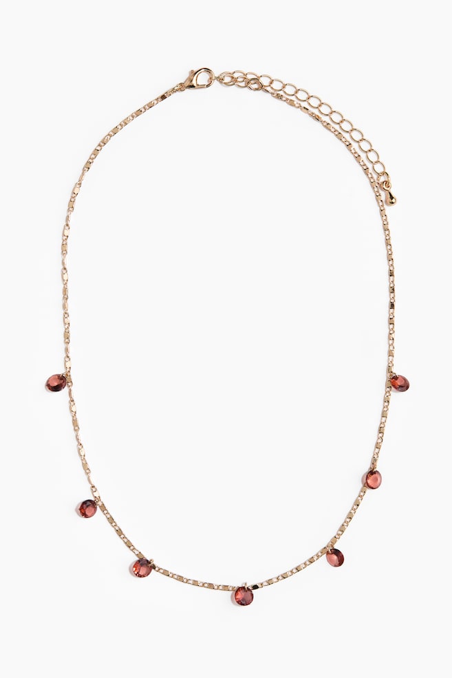 Charm Necklace - Gold-colored - 1