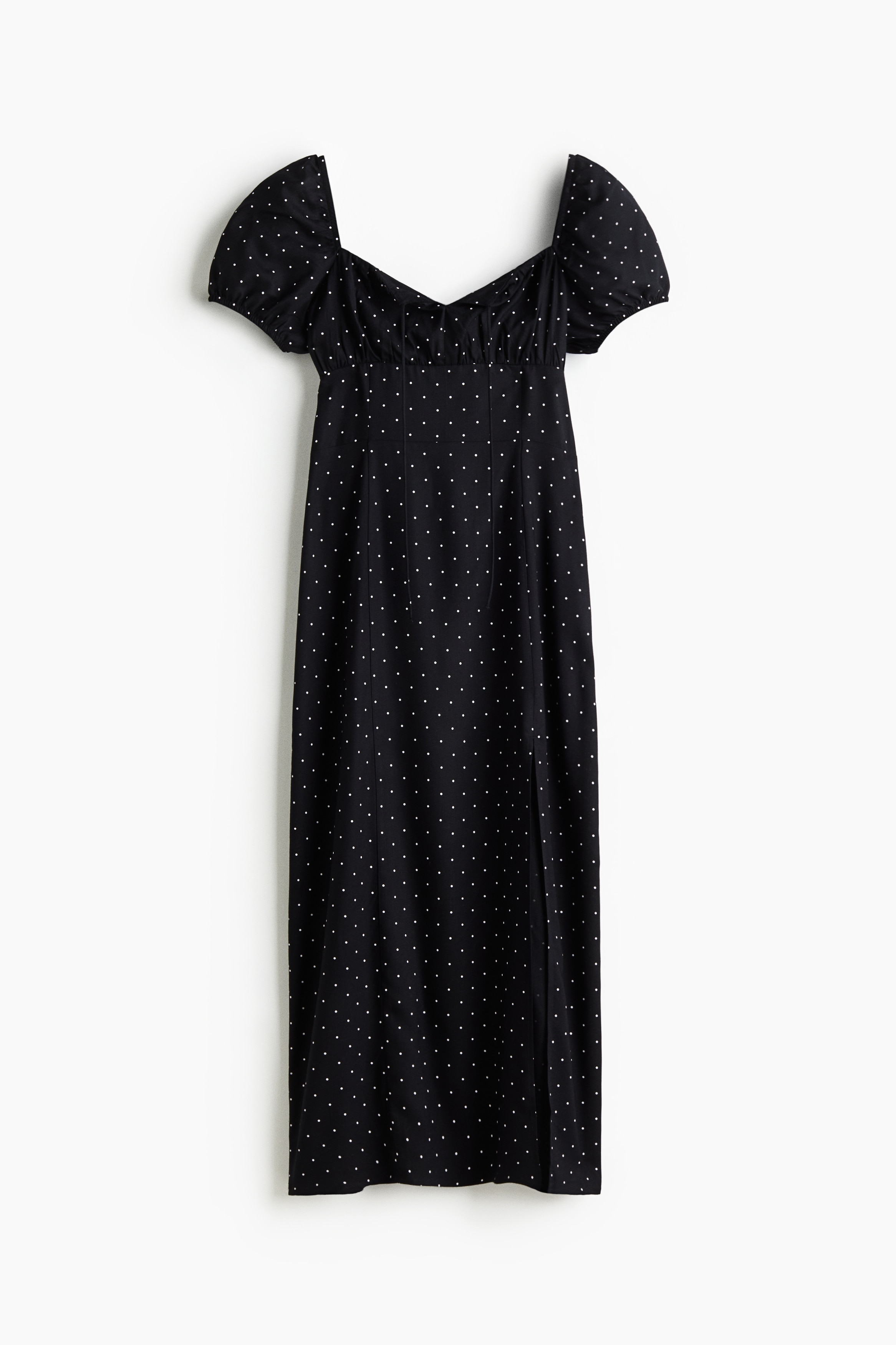 Puff-sleeved dress
