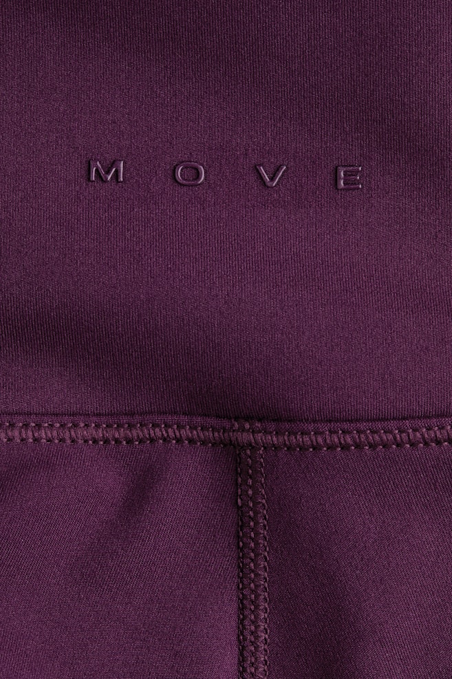 Biking Shorts with SoftMove™-Plum - 3