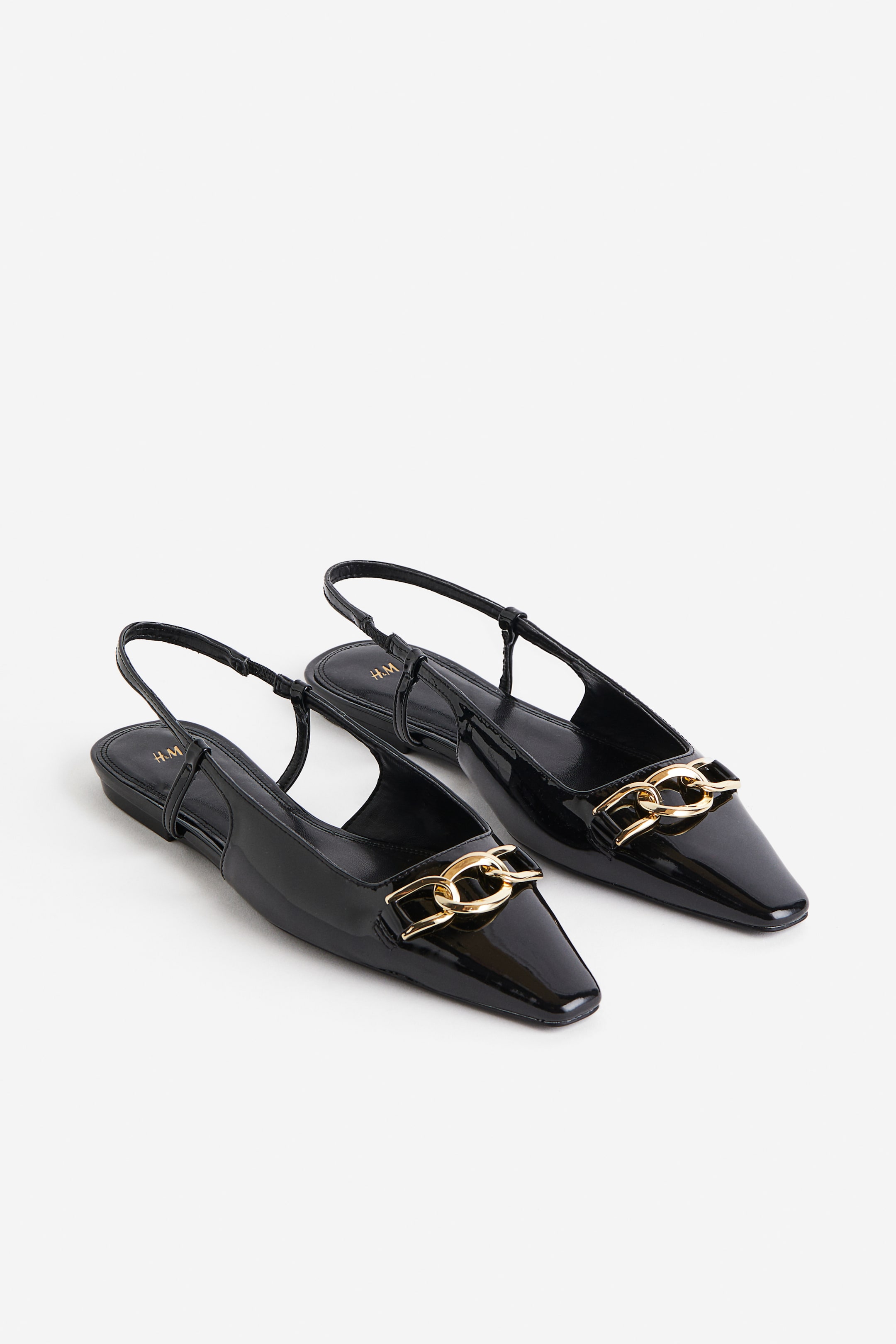 Appliquéd Slingbacks