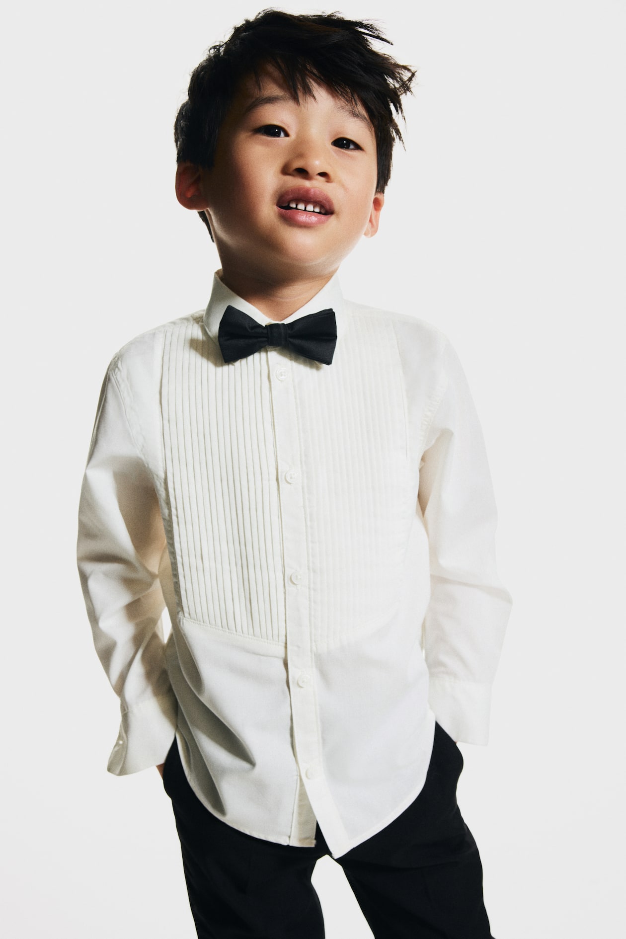 white dress shirt for bow tie Dress Shirt Herringbone Tuxedo White Pleated Bib Cotton 17.5 The Tie Bar