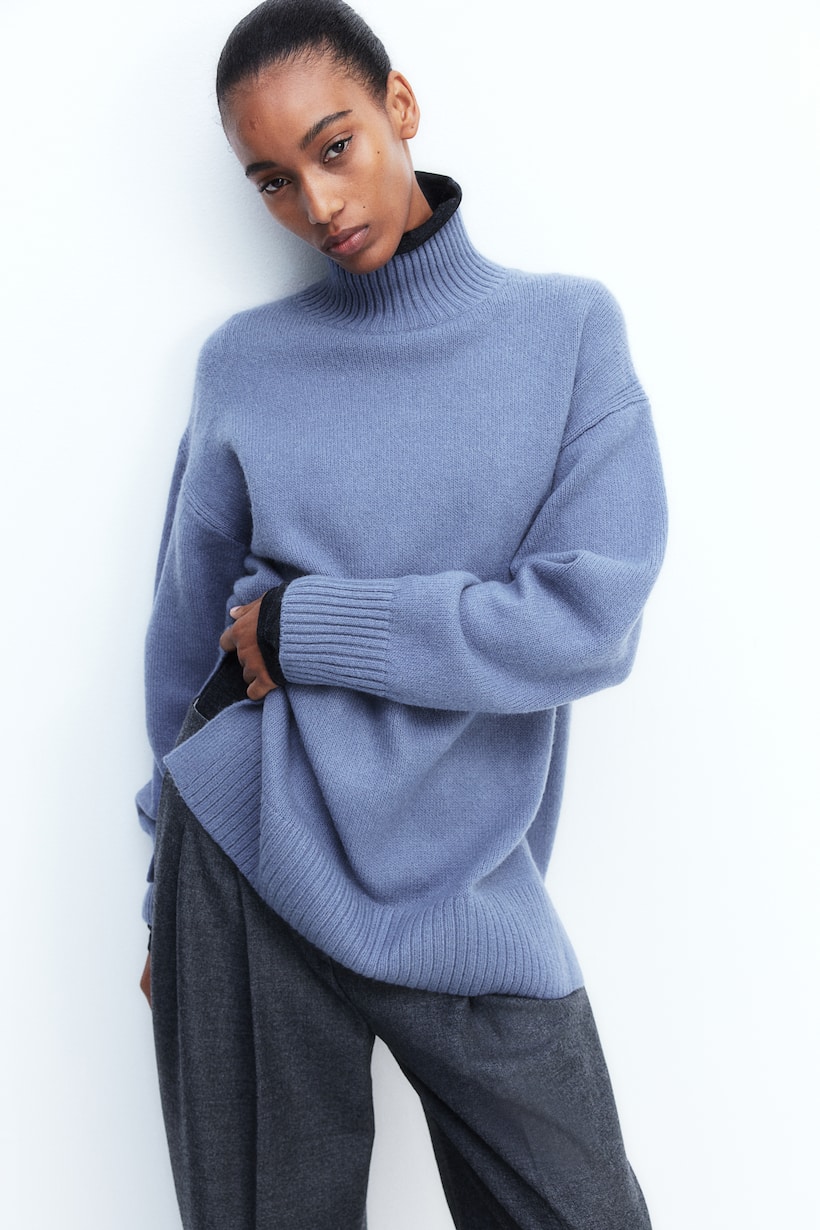 Oversized Turtleneck Sweater