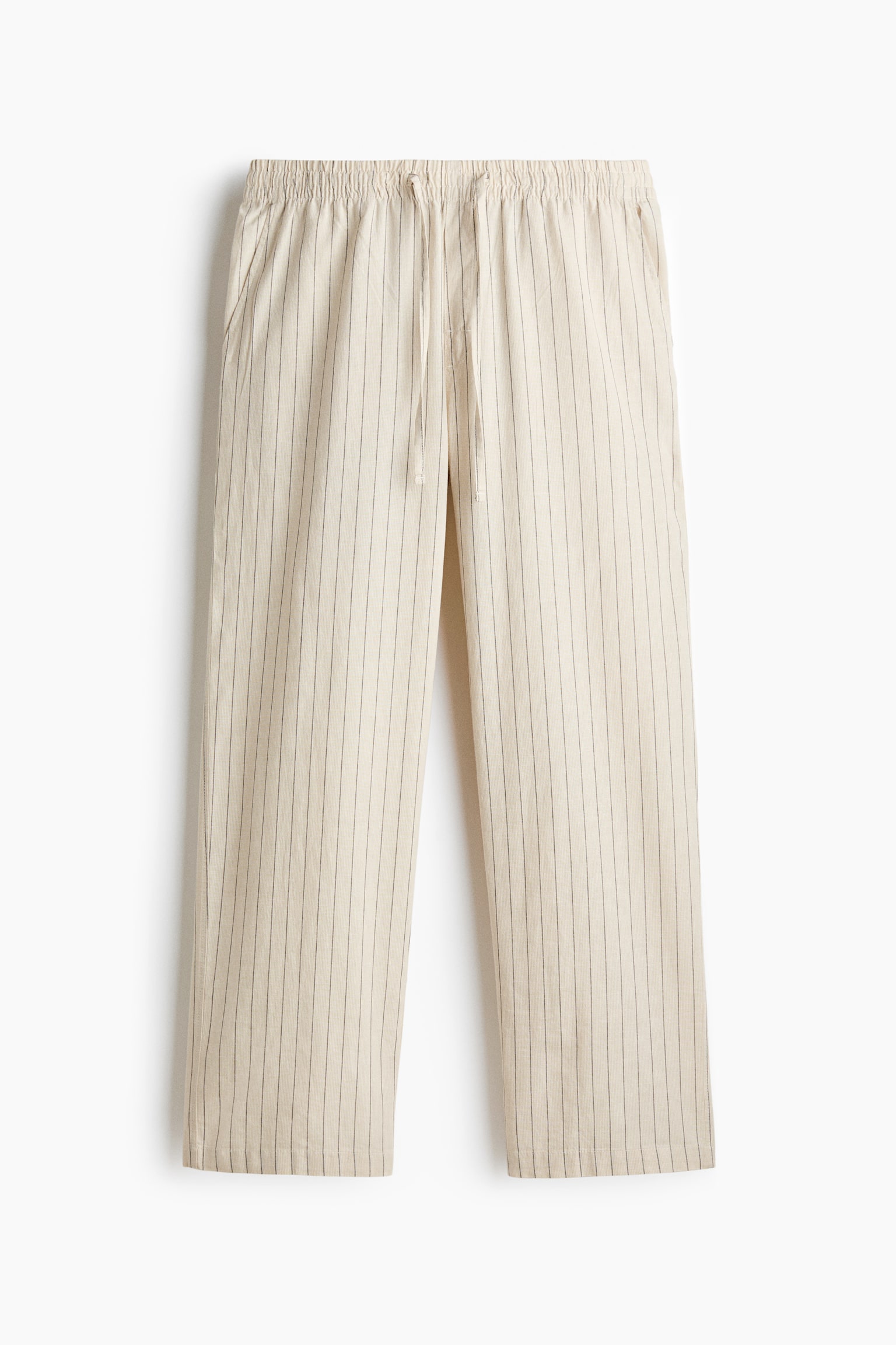 Relaxed Fit Linen-blend trousers - 1