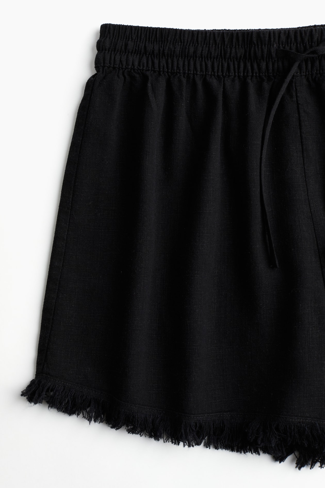 Linen-blend Pull-on Shorts - image 2