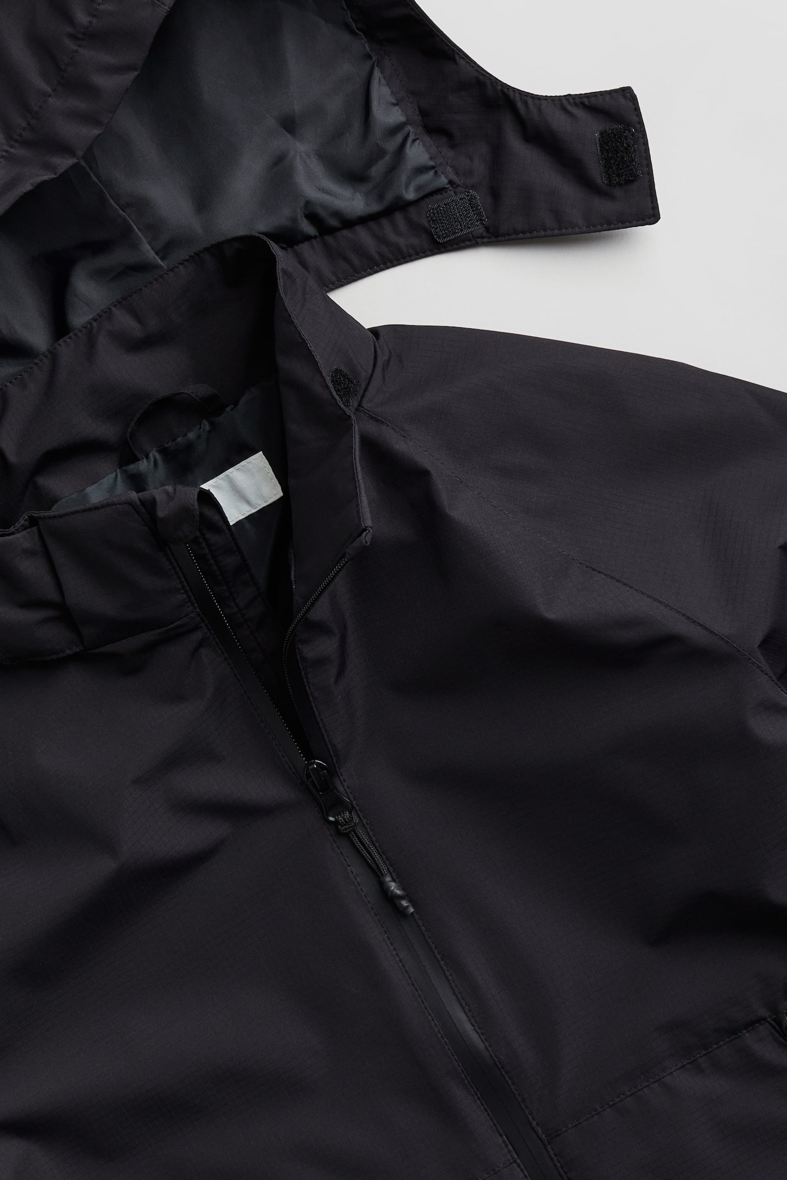 Water Repellent Windbreaker - Black/Olive green - 3