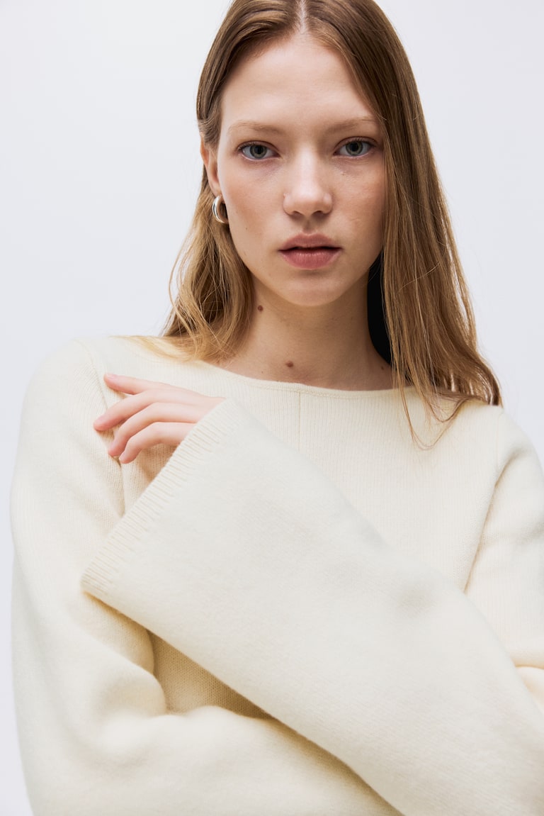 Strukirana vunena bluza