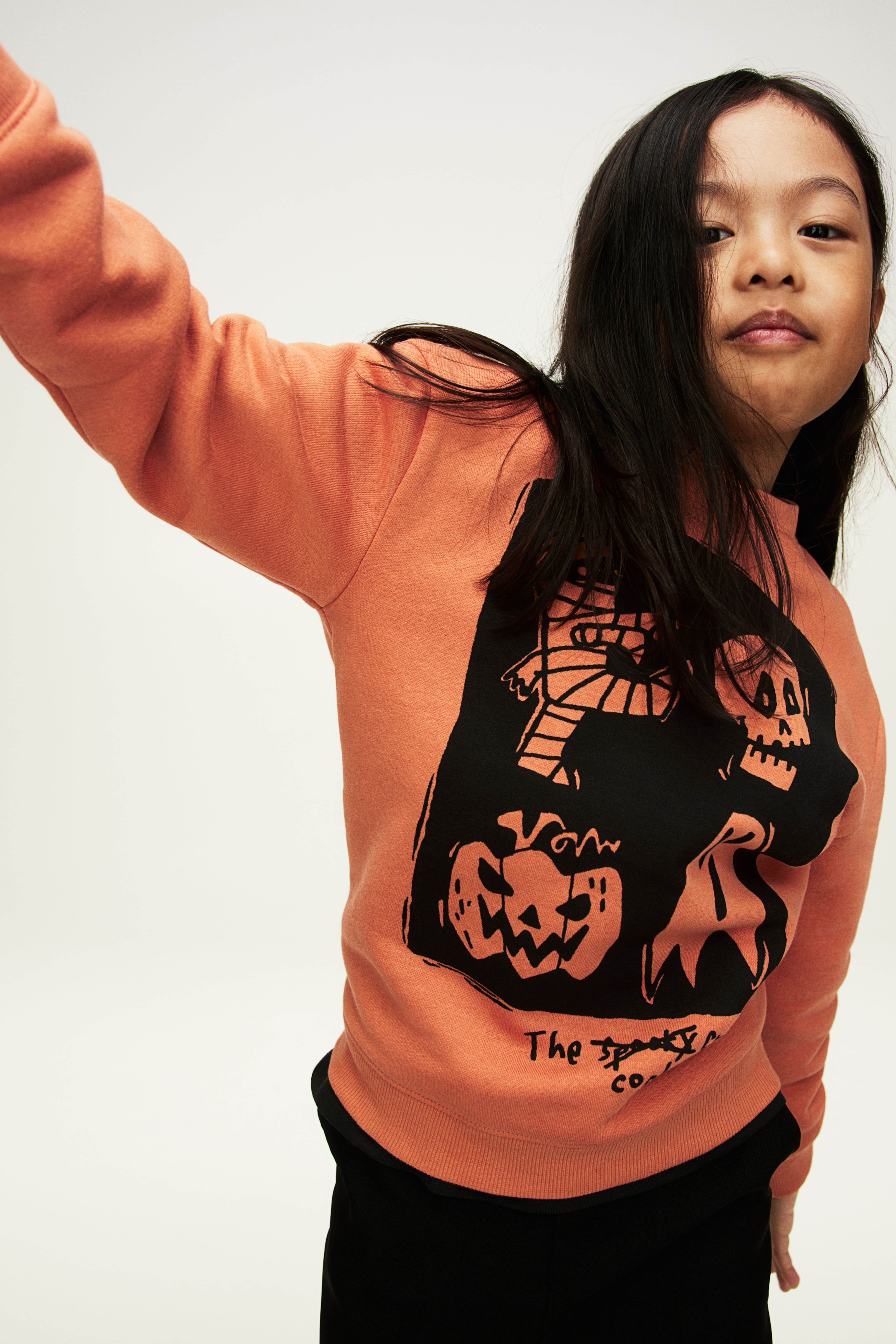 Sweatshirt Orange Halloween Kids H M GB