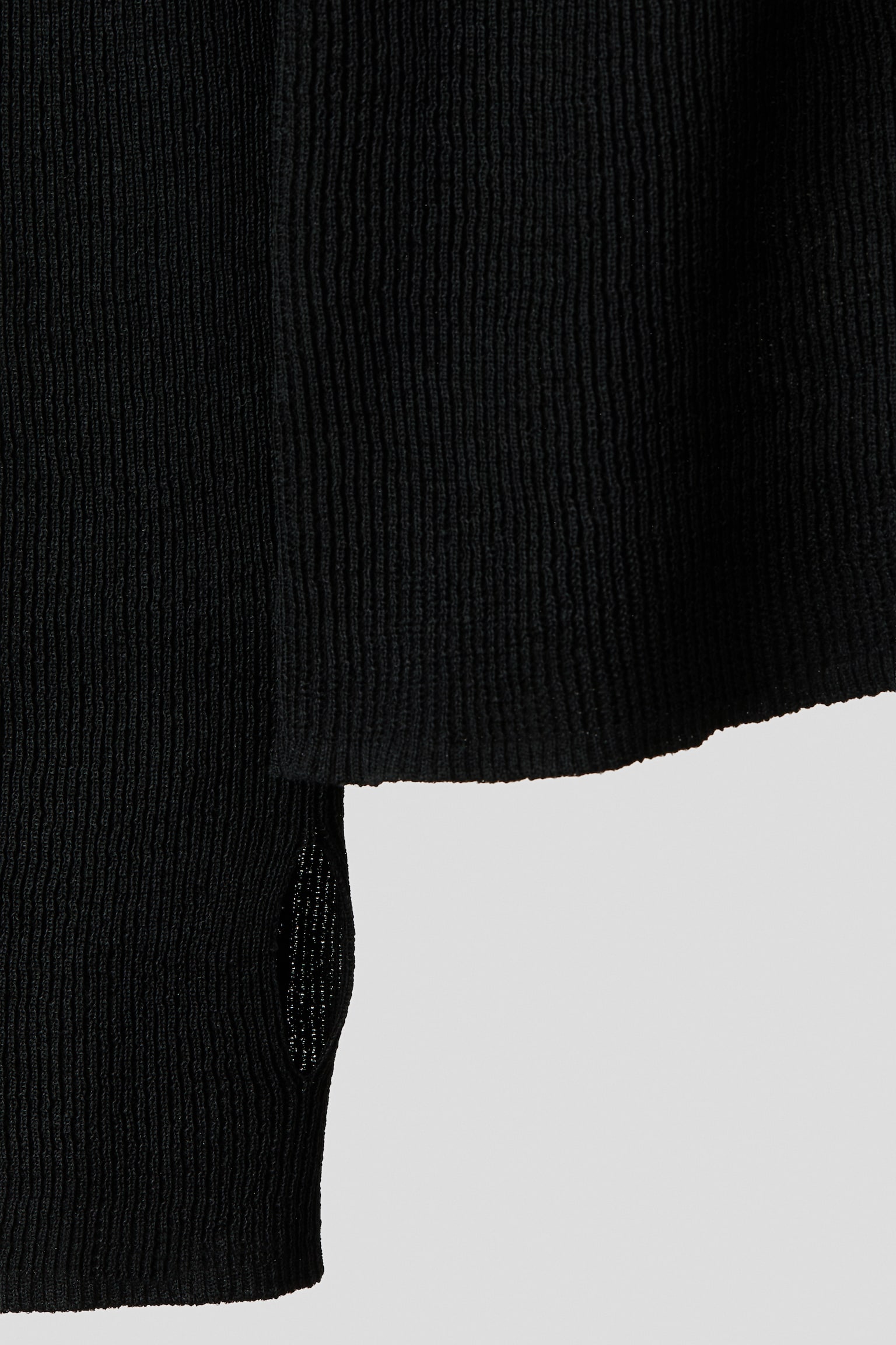 Мужской кардиган H&M Slip-Fit Cardigan with Zipper, цвет: Чёрный — фото 8