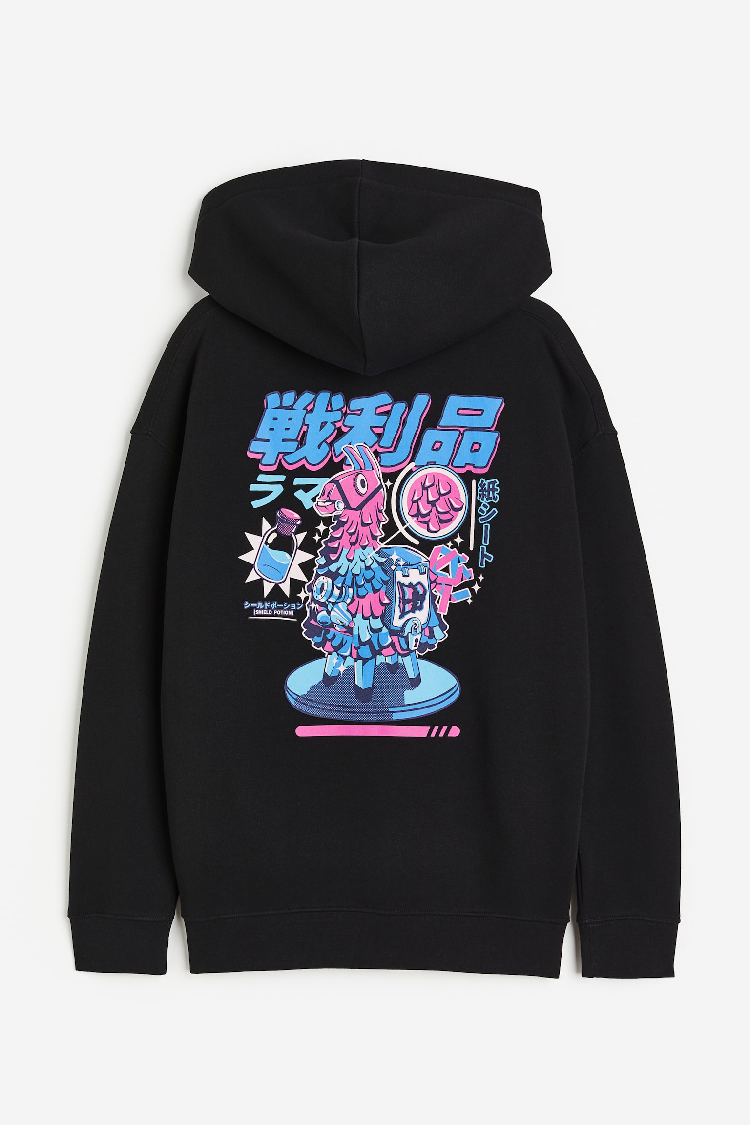 Print Hoodie - Black/Fortnite - 1