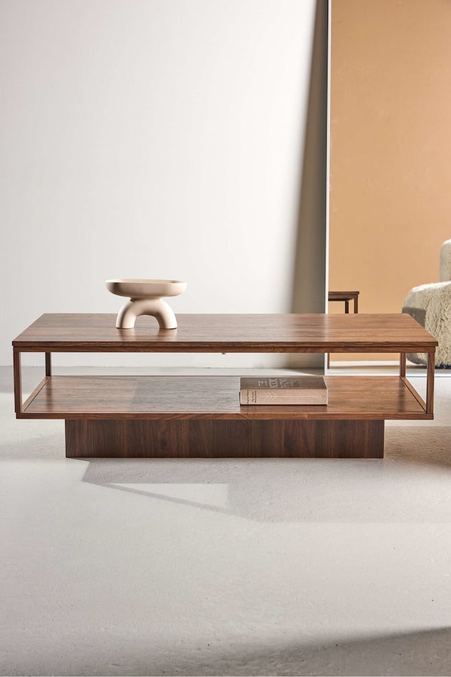Table Basse Maglehem - Mdf, Noyer - 2