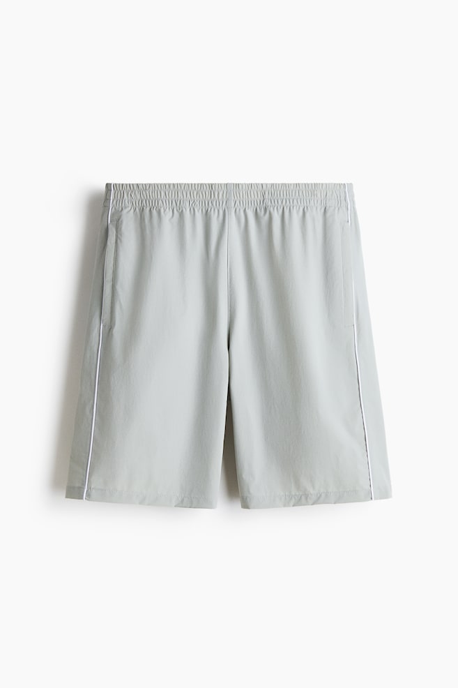 Knee-Length Shorts - Light gray - 1