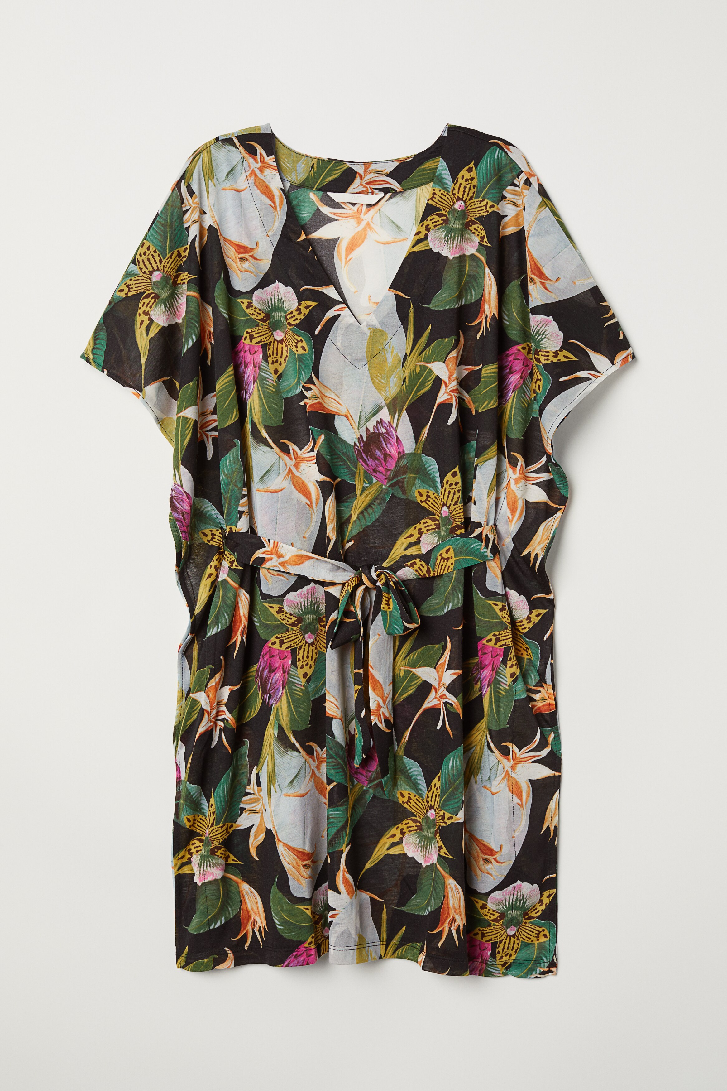 h&m tie belt kaftan