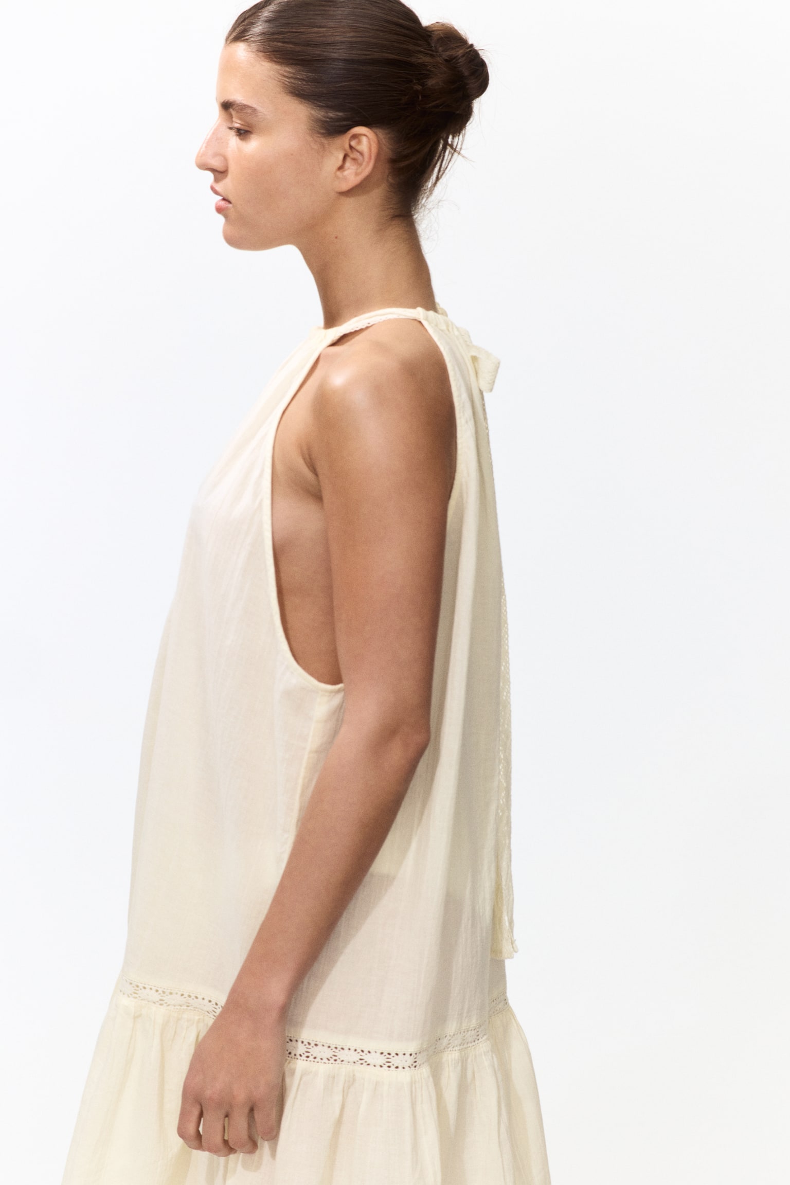 Sleeveless cotton beach dress - 4