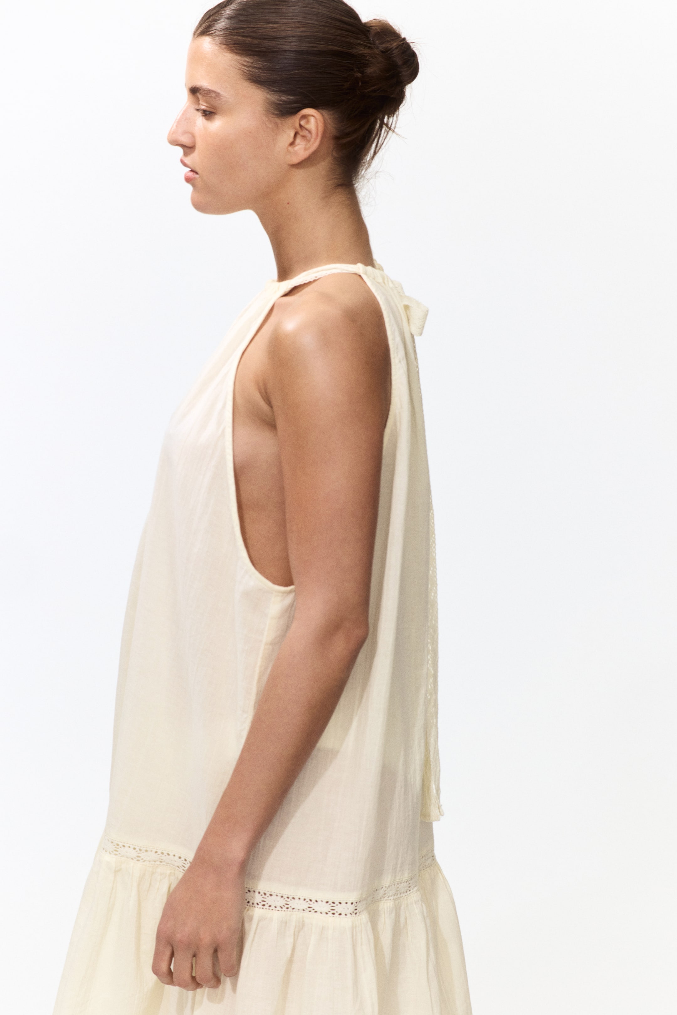 Sleeveless Cotton Beach Dress