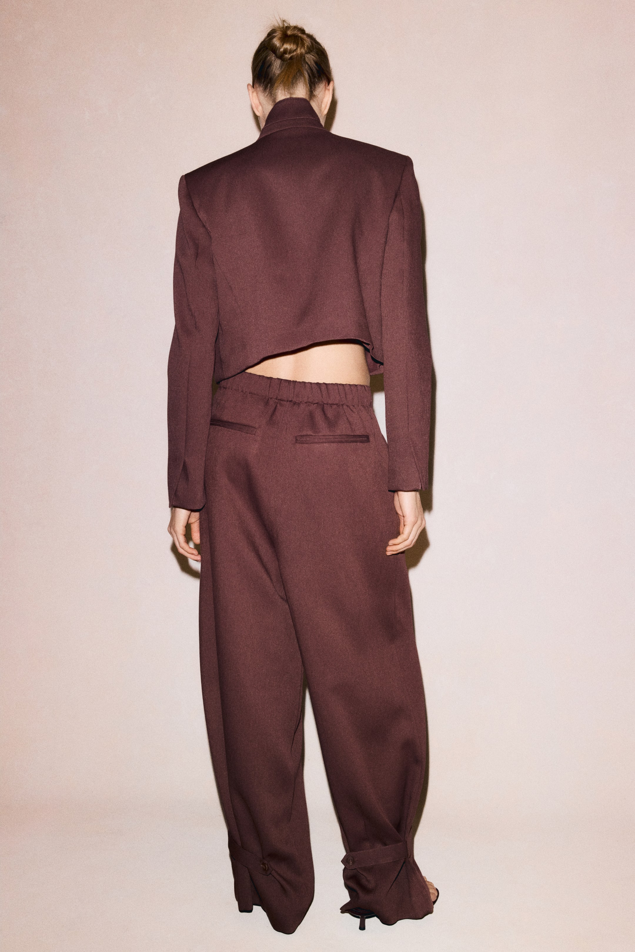 Viscose-Blend Twill Pants