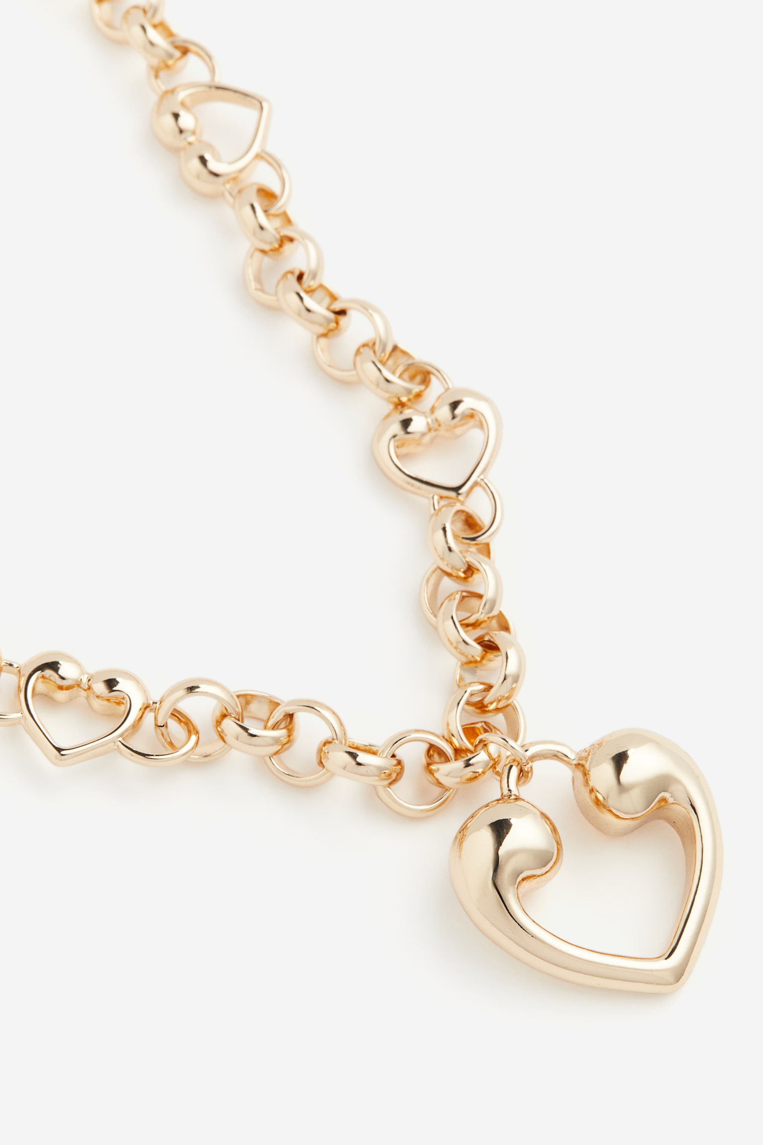 Halskette mit Herz - Goldfarben - 4