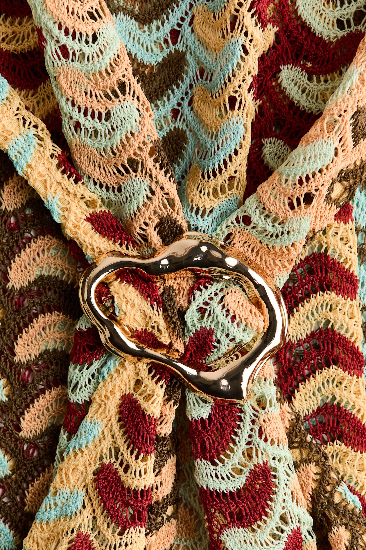Crochet-Look Halterneck Dress - image 4