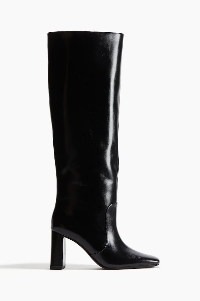 Bottes de hauteur genou - Noir - 1