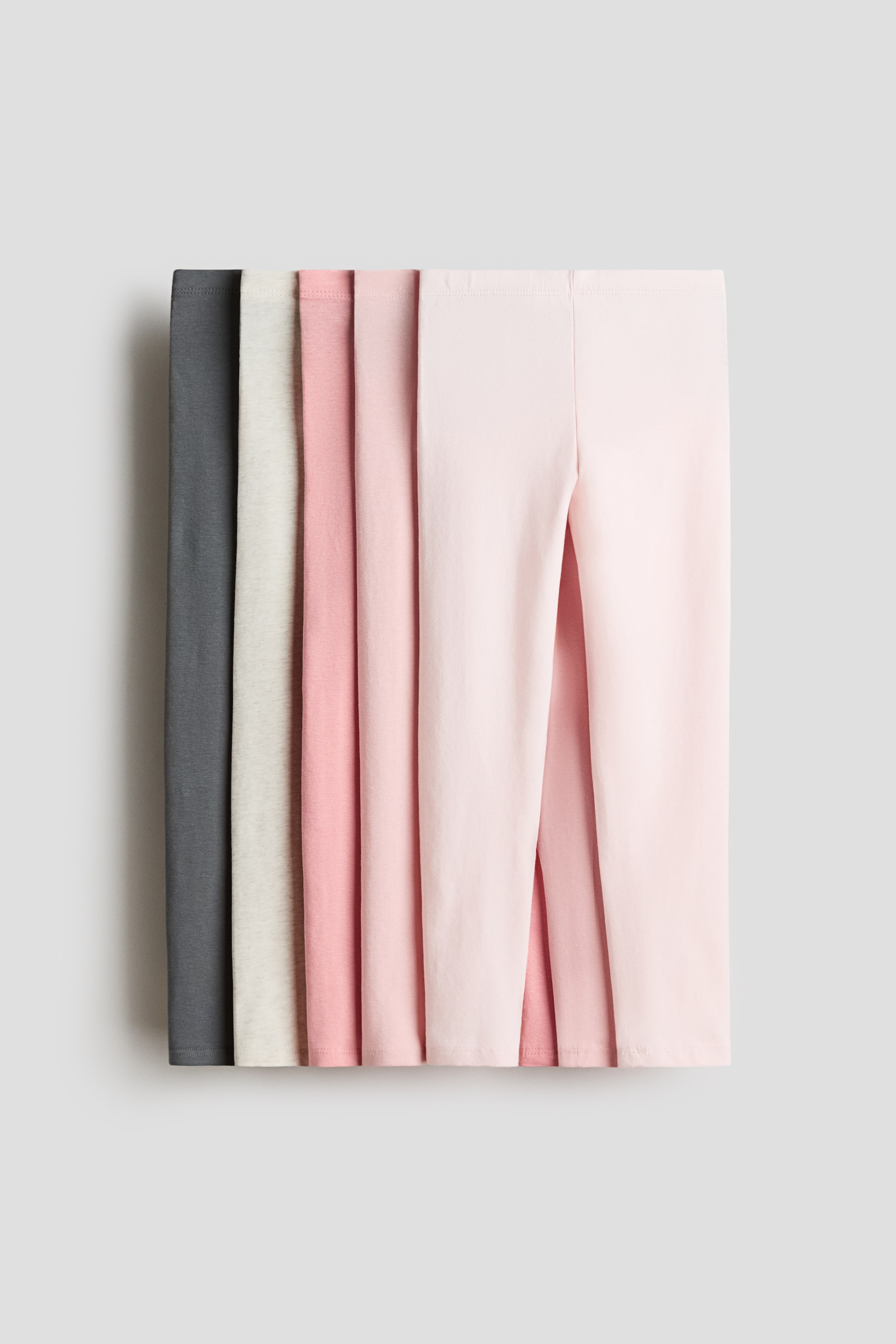 Büyük resmi görüntüle: 5'li Jarse Tayt - Gri/Pembe - ÇOCUK | H&M TR 1