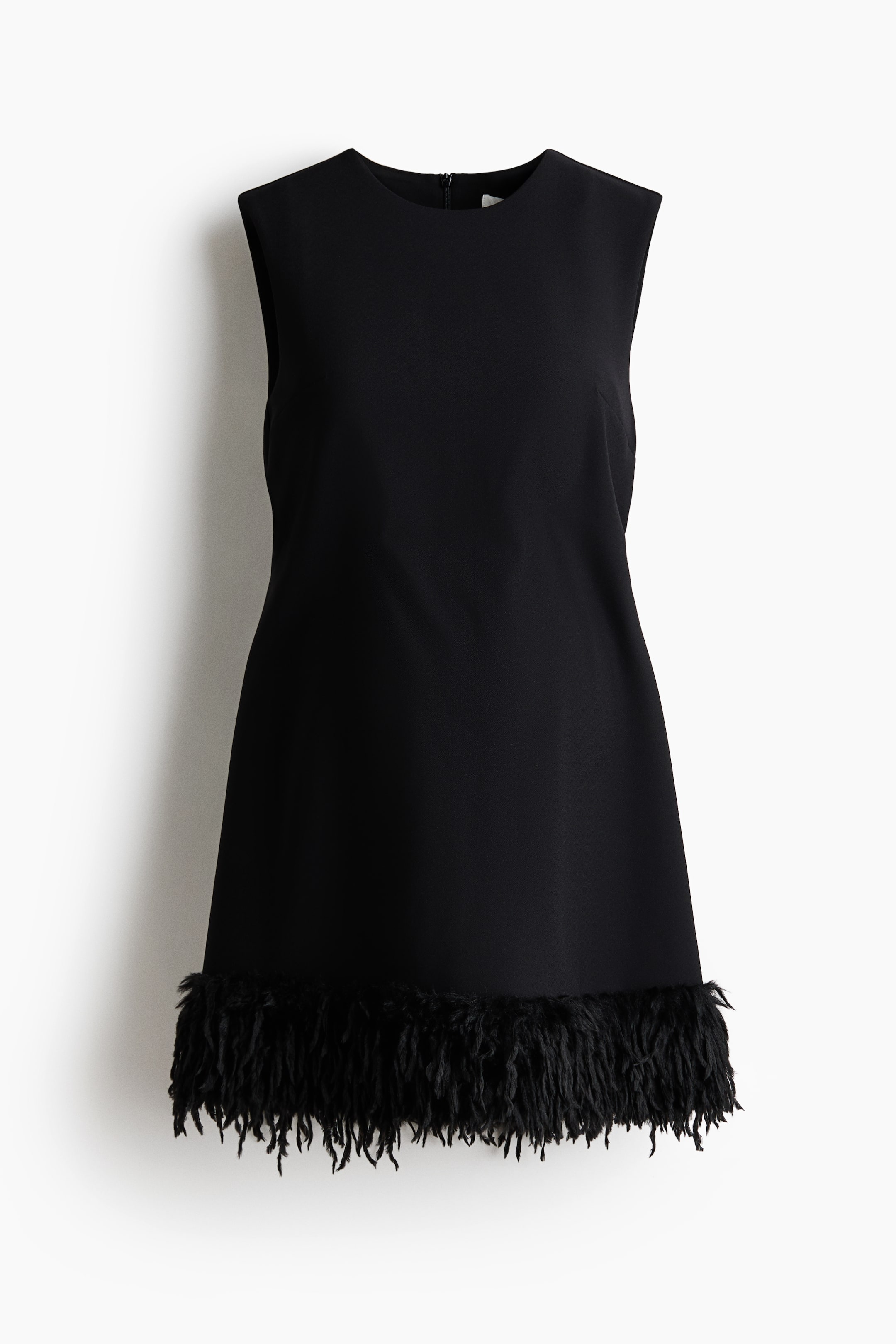Ver imagem maior: MAMA Fringe-hem mini dress - Preto - SENHORA | H&M PT 6