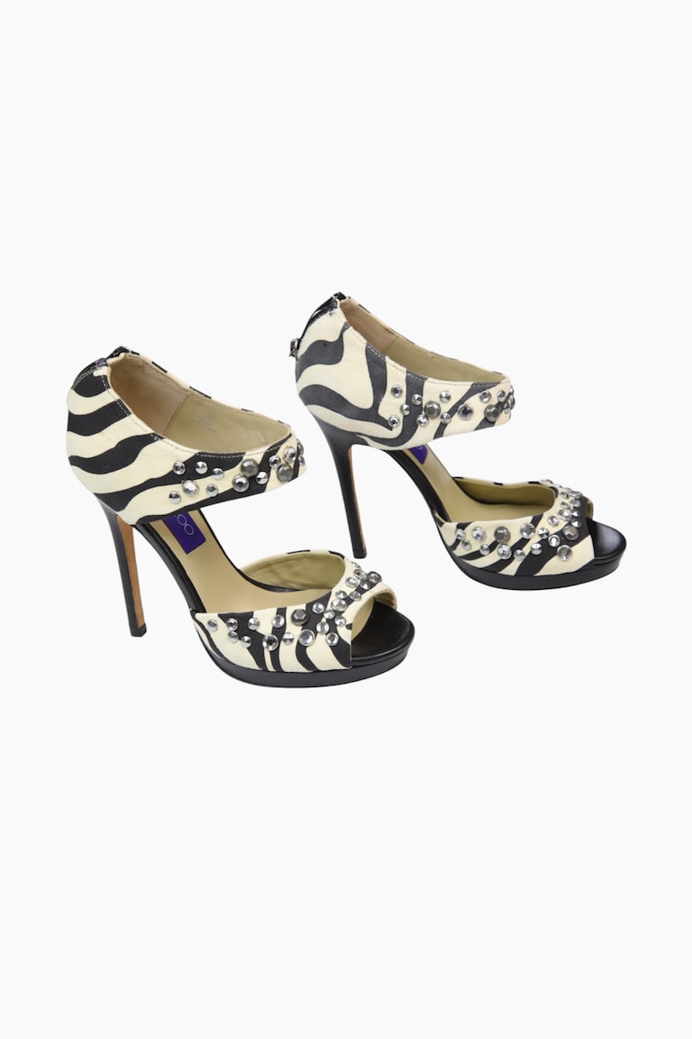H&m Jimmy Choo Zebra Heels JIMMY CHOO FOR H&M Shoes Size UK