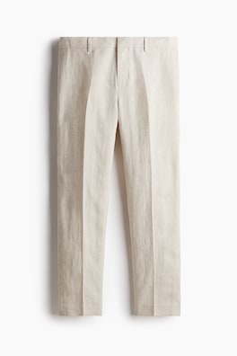 Kostymbyxa i linne Slim Fit
