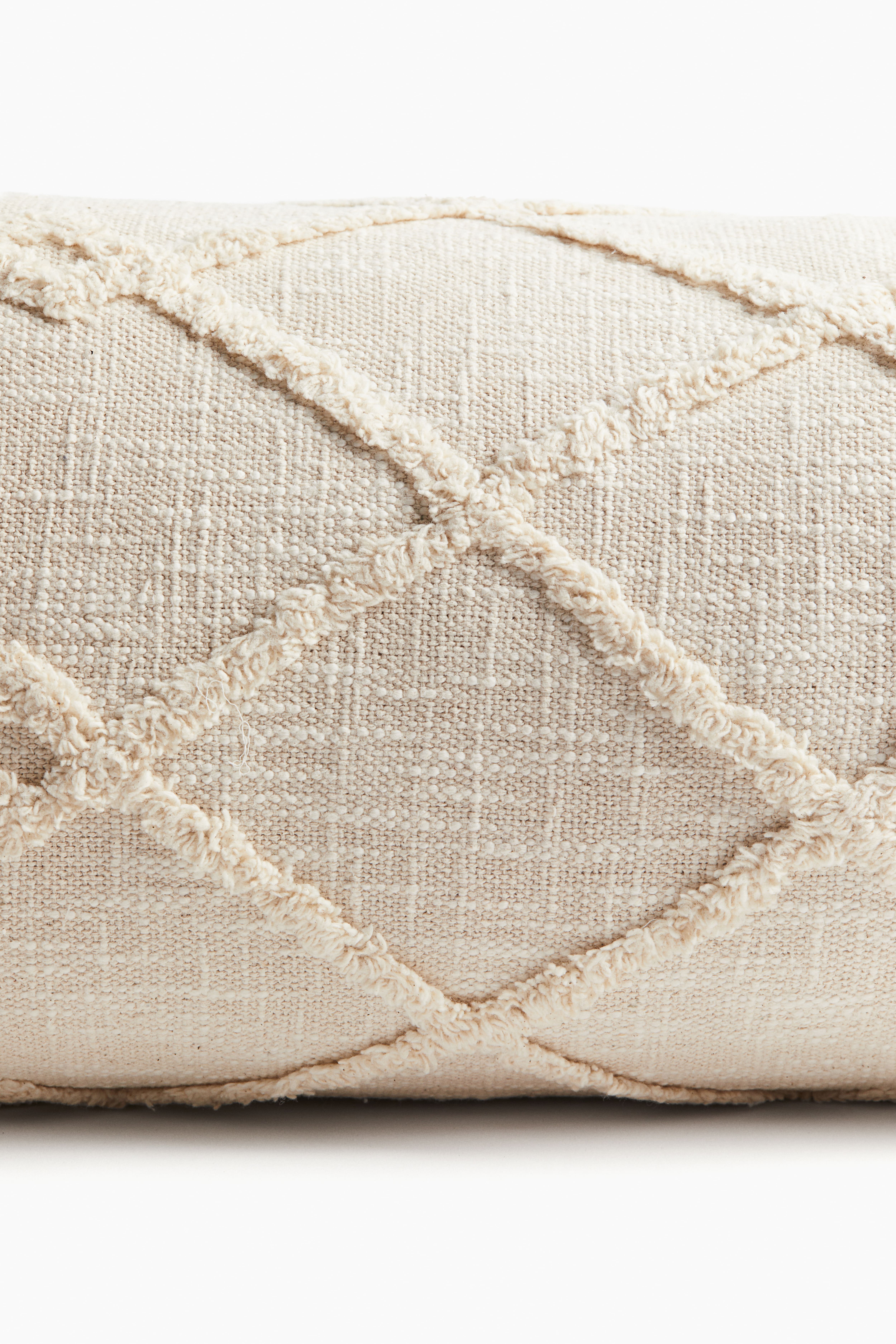 Tufted Cotton Bolster