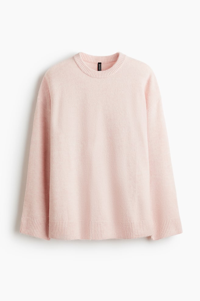 Loose-Fit Sweater - Light pink - 1