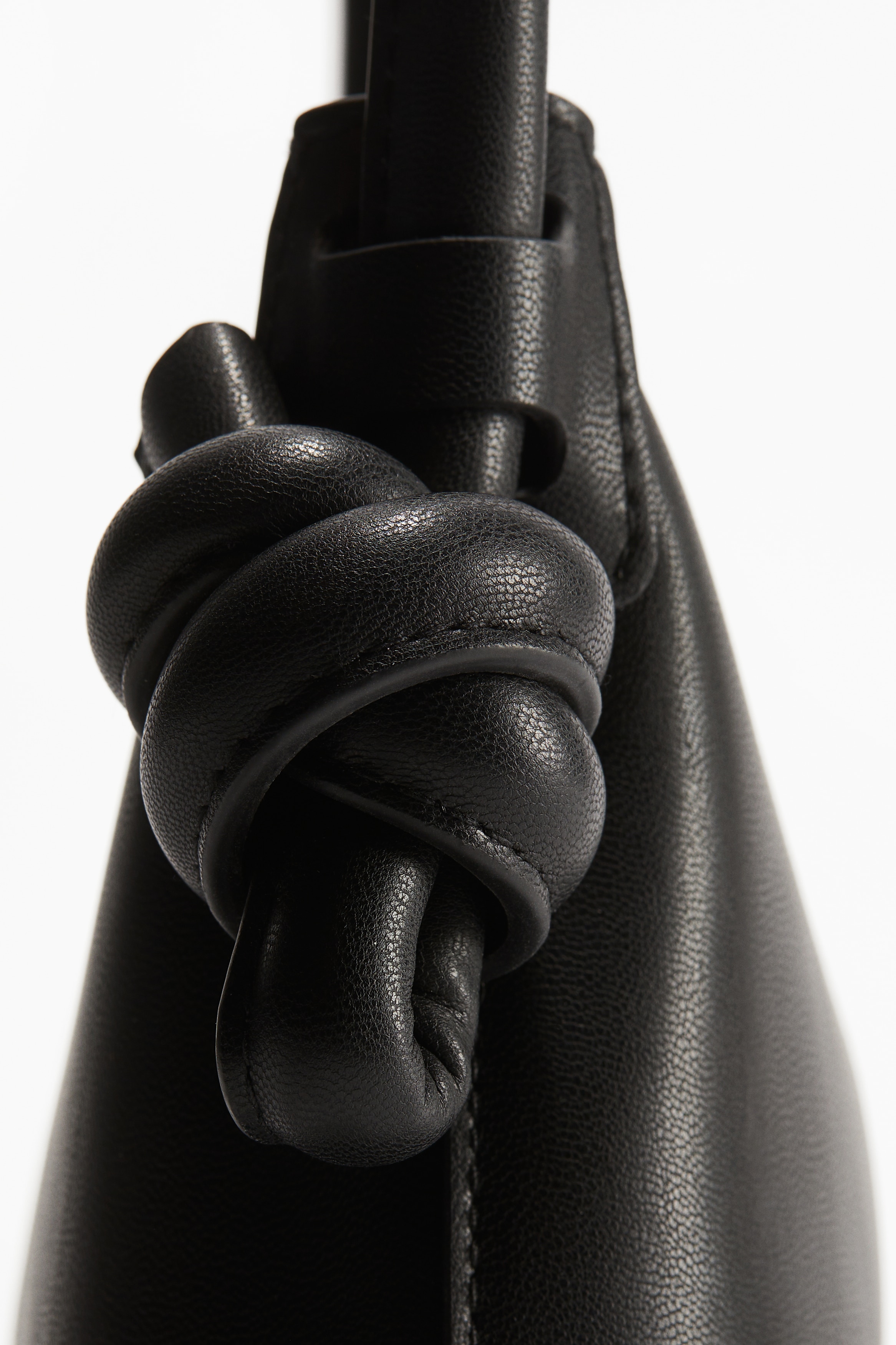 Knot-detail shoulder bag - Black - Ladies | H&M US