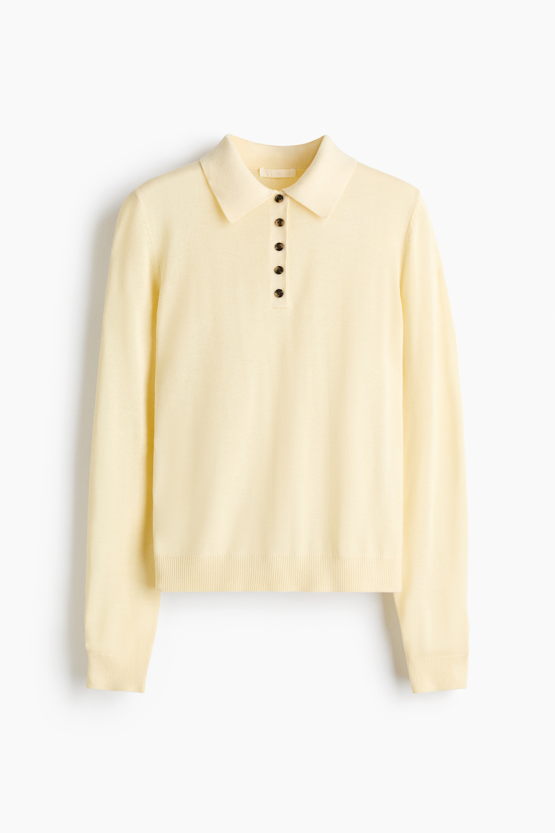 Fine Knit Polo Shirt